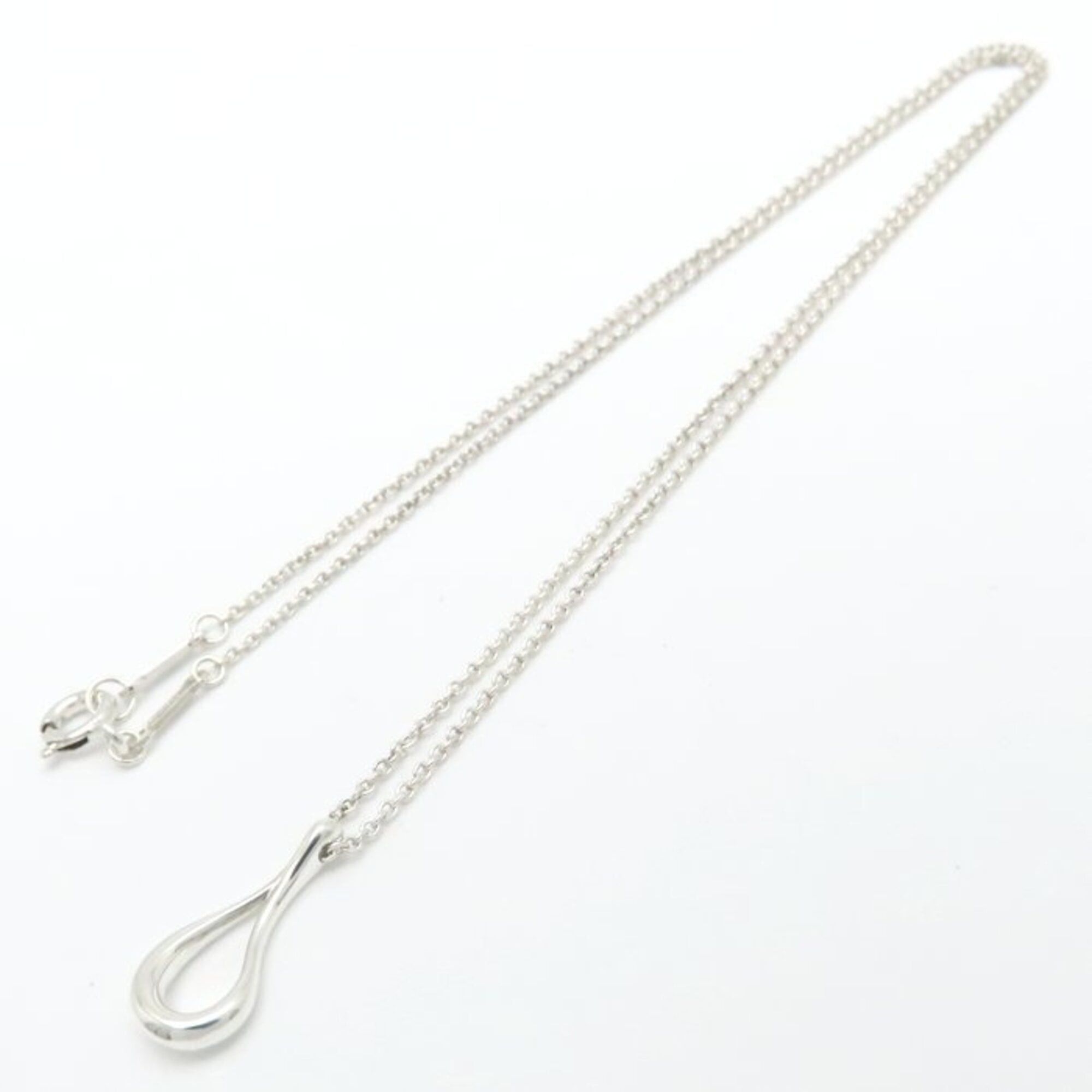 Tiffany & Co. TIFFANY&Co. Tiffany Open Teardrop Necklace, Elsa Peretti, SV925, 295319 Size ONE SIZE - 4 Thumbnail