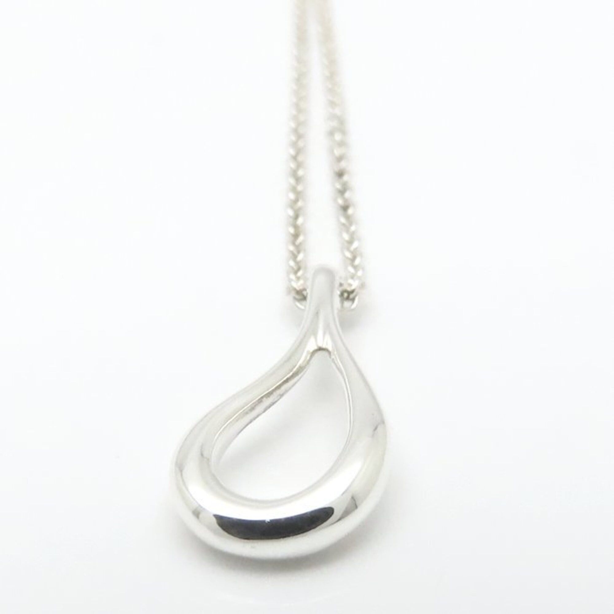 Tiffany & Co. TIFFANY&Co. Tiffany Open Teardrop Necklace, Elsa Peretti, SV925, 295319 Size ONE SIZE - 5 Thumbnail
