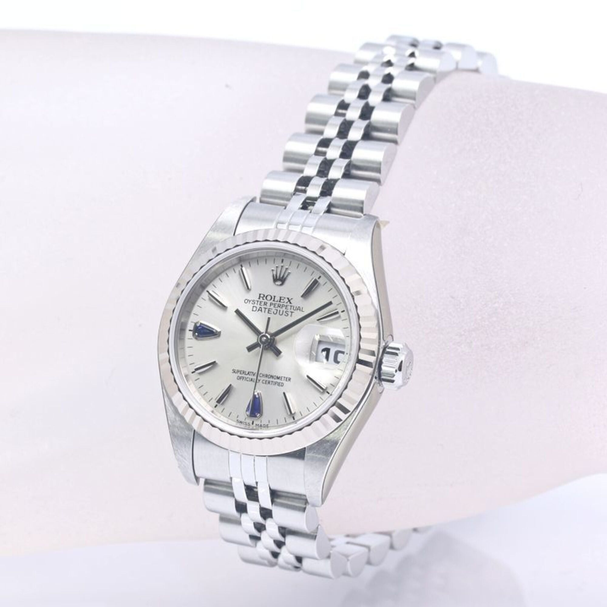 Rolex ROLEX Datejust Sapphire 2P 79174 Women's Watch 18K White Gold x Stainless Steel 40301 Size ONE SIZE - 3 Thumbnail