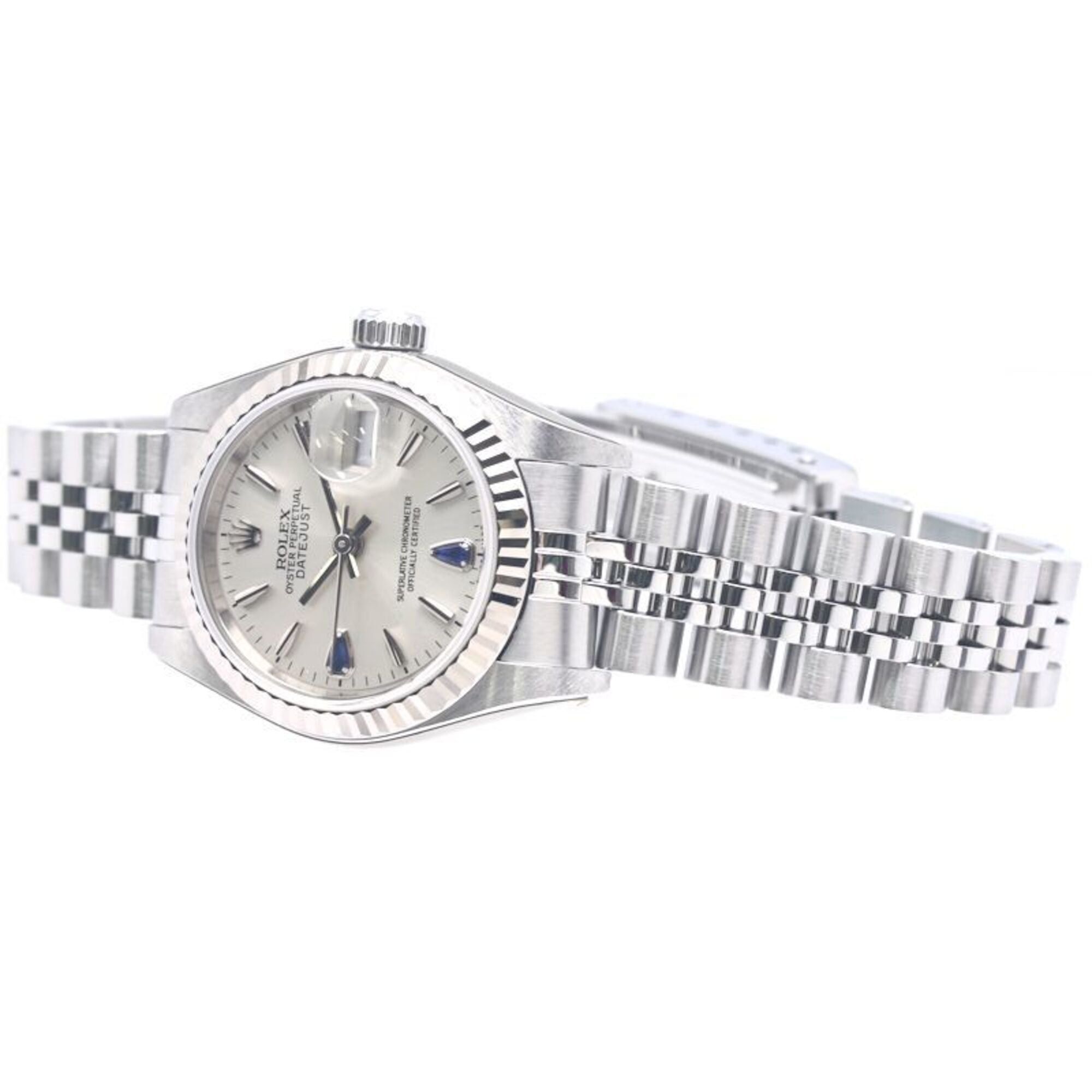 Rolex ROLEX Datejust Sapphire 2P 79174 Women's Watch 18K White Gold x Stainless Steel 40301 Size ONE SIZE - 4 Thumbnail