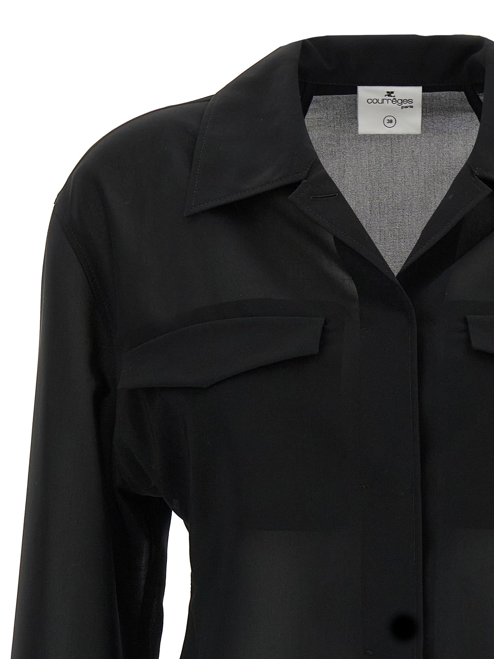 Courreges Pocket Shirt Size XS / US 0-2 / IT 36-38 - 3 Thumbnail