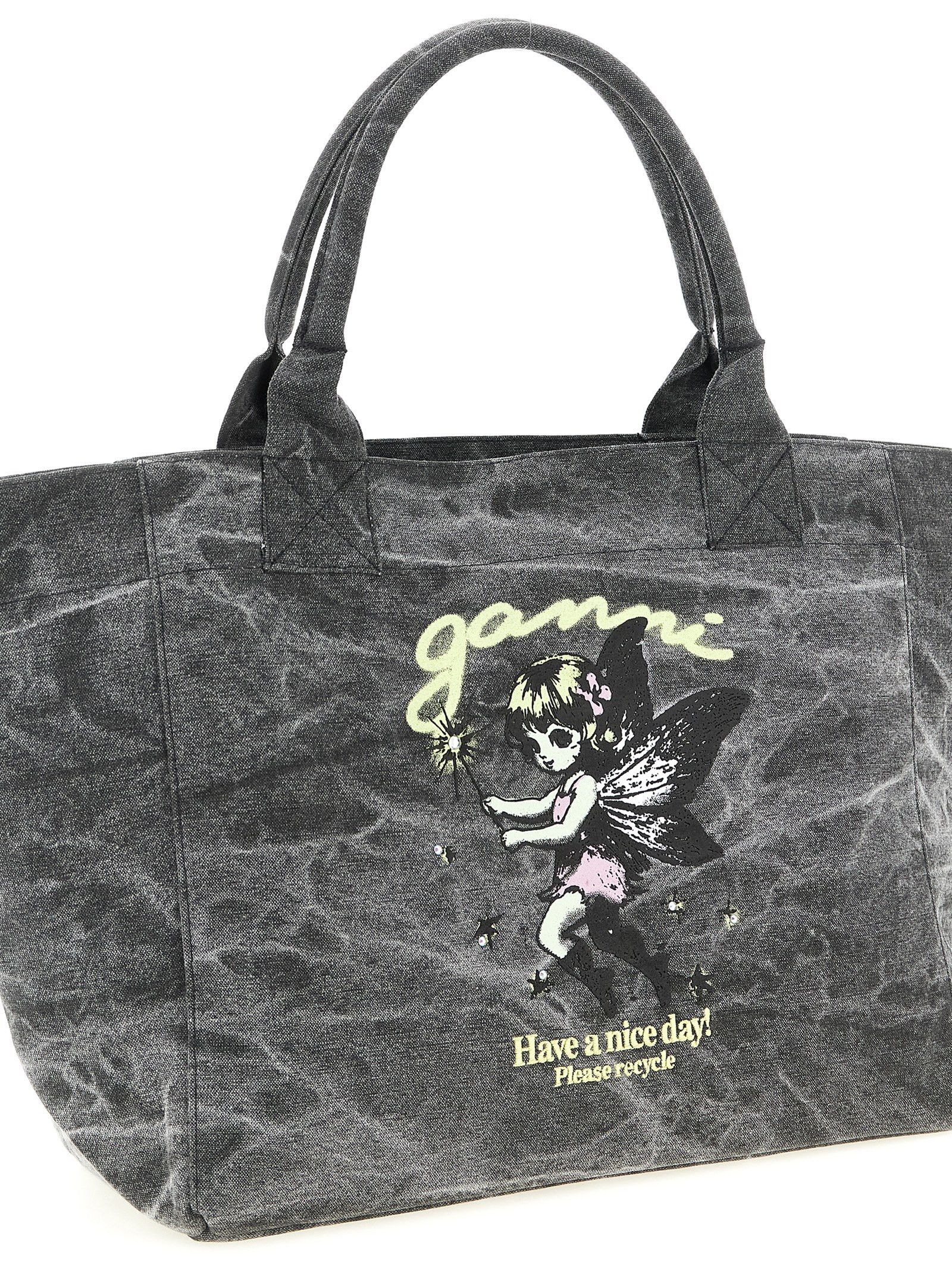 Ganni Medium 'Fairy' Shopping Bag Size ONE SIZE - 3 Thumbnail