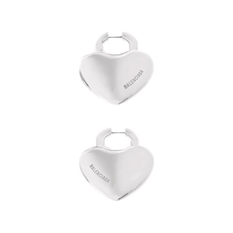 Balenciaga minnie Xl earrings in silver Size ONE SIZE - 2 Thumbnail