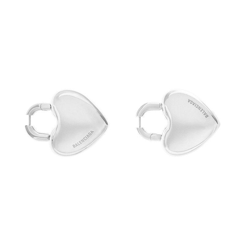 Balenciaga minnie Xl earrings in silver Size ONE SIZE - 3 Thumbnail
