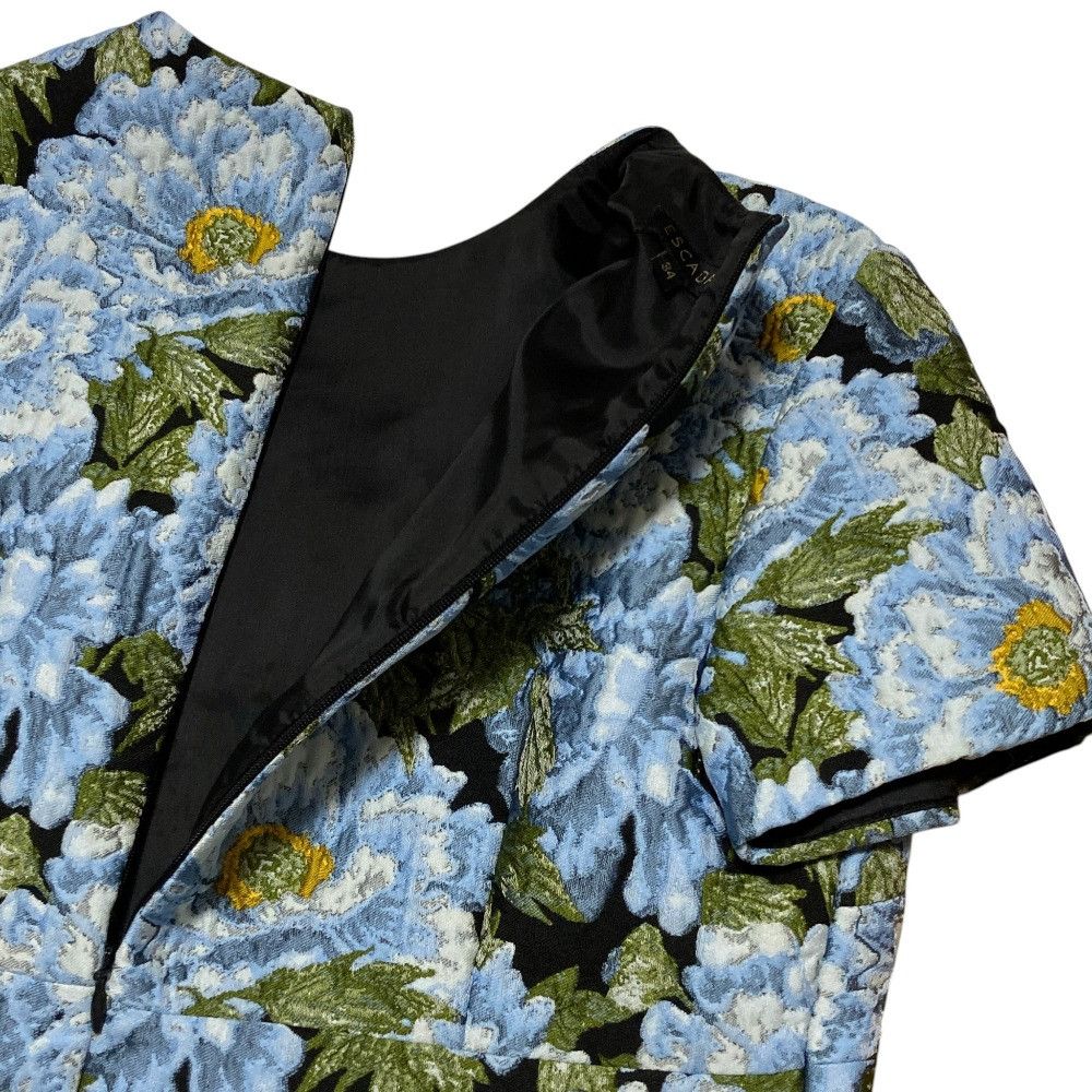 Other Other Escada Flower Jacquard Dress Textile Dresses DUTY FREE for USA Size ONE SIZE - 3 Thumbnail