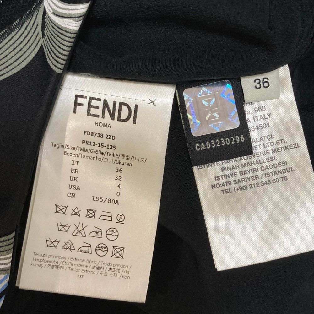 Fendi Fendi Fendi Sleeveless Dress Textile Dresses DUTY FREE for USA Size ONE SIZE - 7 Thumbnail