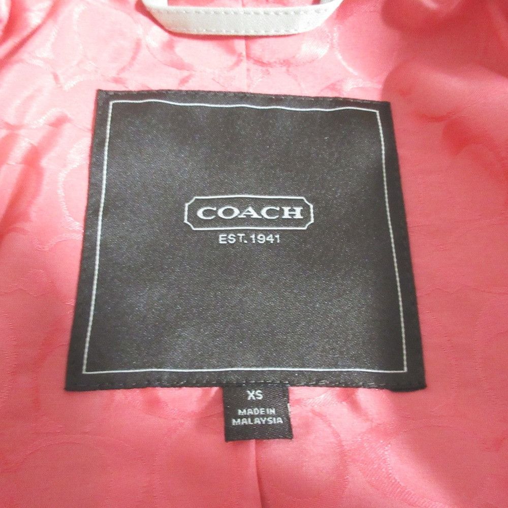 Coach Coach COACH Signature Lined Trench Coat Textile Outerwear DUTY FREE for USA Size ONE SIZE - 7 Thumbnail