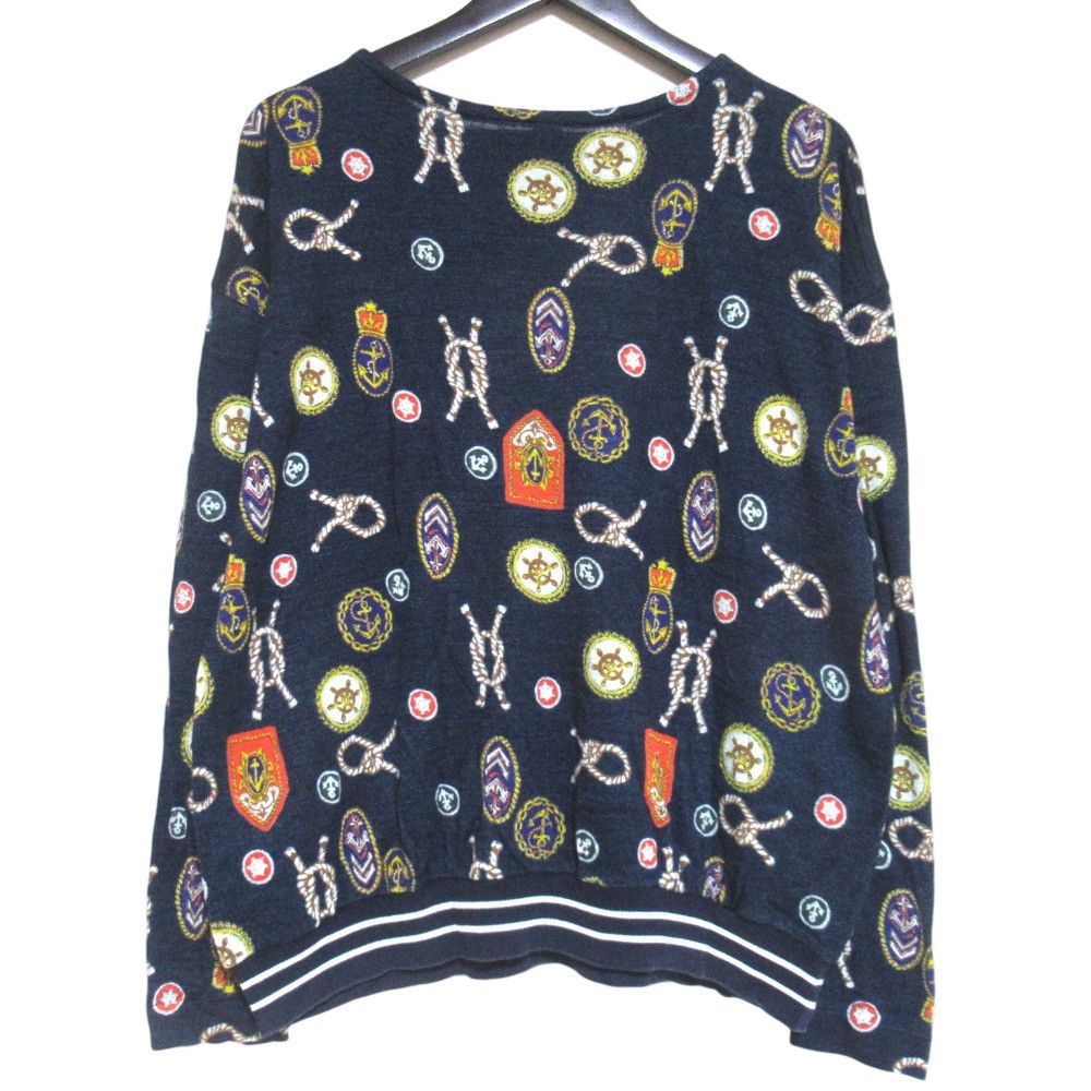 Other 45 45R Indigo Gauze Print T Shirt Textile T-Shirts 7017062 DUTY FREE for USA Size ONE SIZE - 2 Thumbnail