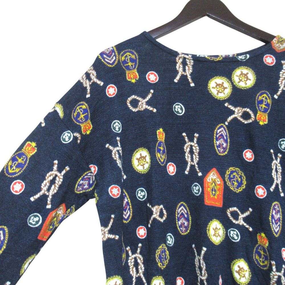 Other 45 45R Indigo Gauze Print T Shirt Textile T-Shirts 7017062 DUTY FREE for USA Size ONE SIZE - 3 Thumbnail