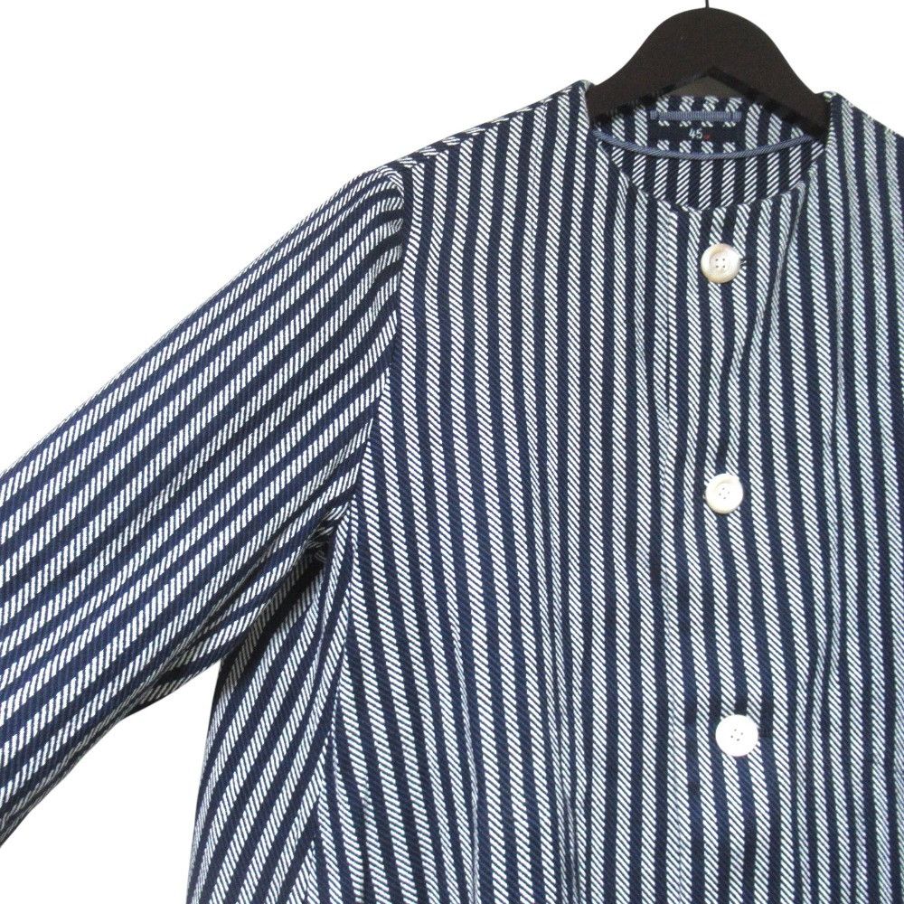 Other 45 45R Stripe Collarless Coat Textile Outerwear 8032003 DUTY FREE for USA Size ONE SIZE - 3 Thumbnail