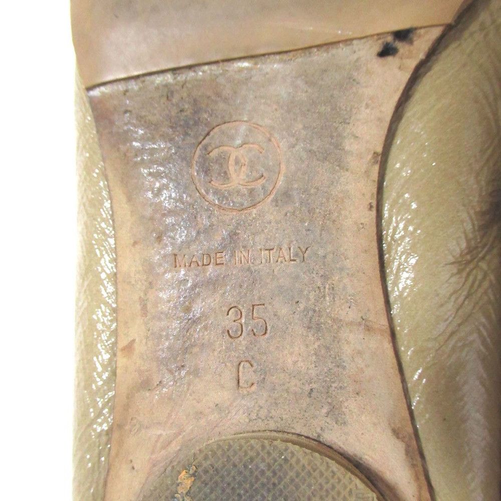 Chanel Chanel Chanel Patent Ballet Flats Leather Shoes DUTY FREE for USA Size ONE SIZE - 11 Thumbnail