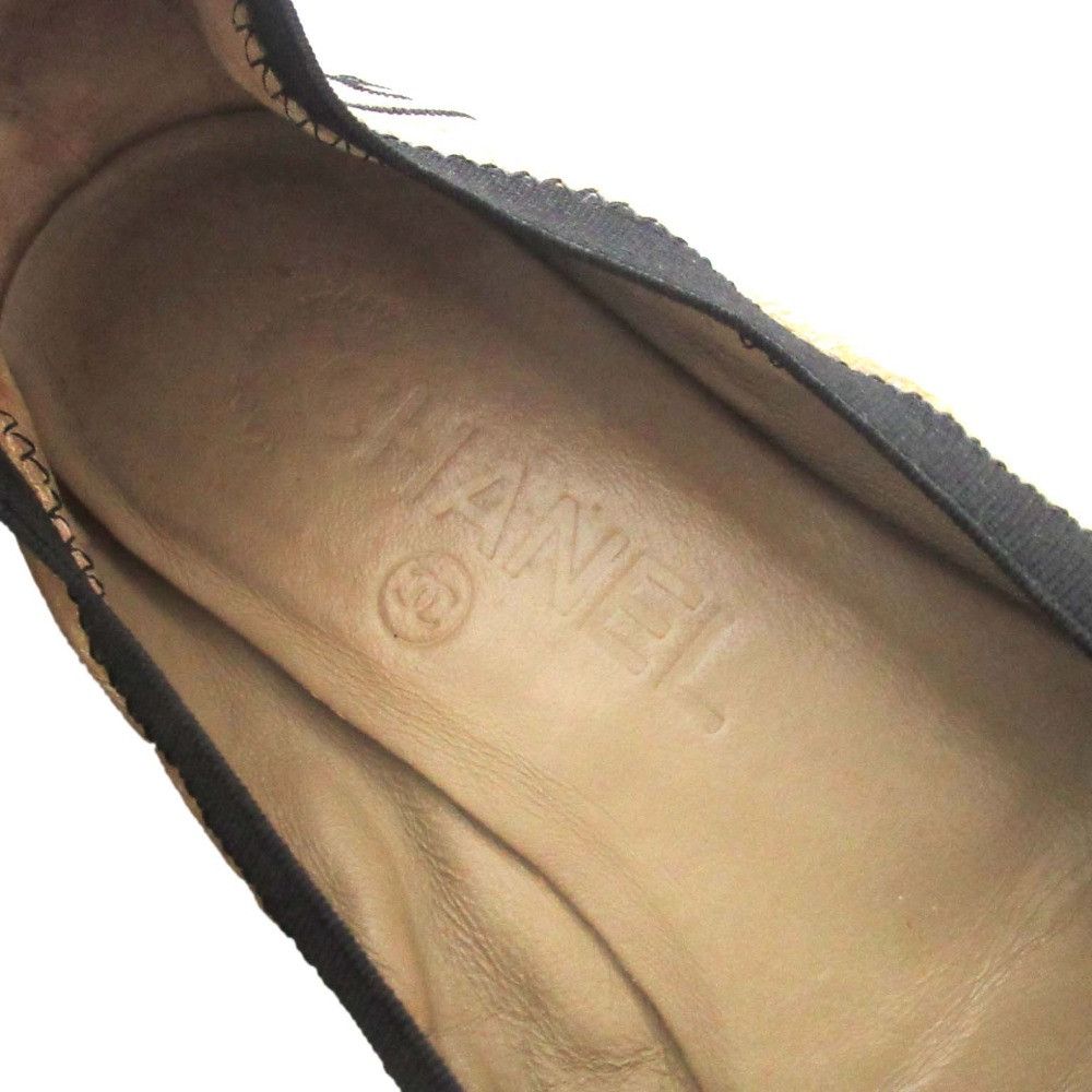 Chanel Chanel Chanel Patent Ballet Flats Leather Shoes DUTY FREE for USA Size ONE SIZE - 4 Thumbnail