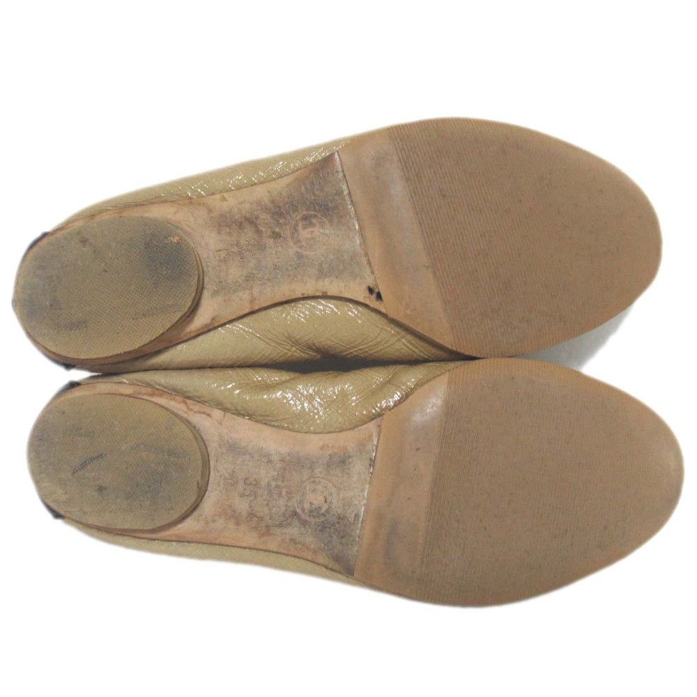 Chanel Chanel Chanel Patent Ballet Flats Leather Shoes DUTY FREE for USA Size ONE SIZE - 10 Thumbnail