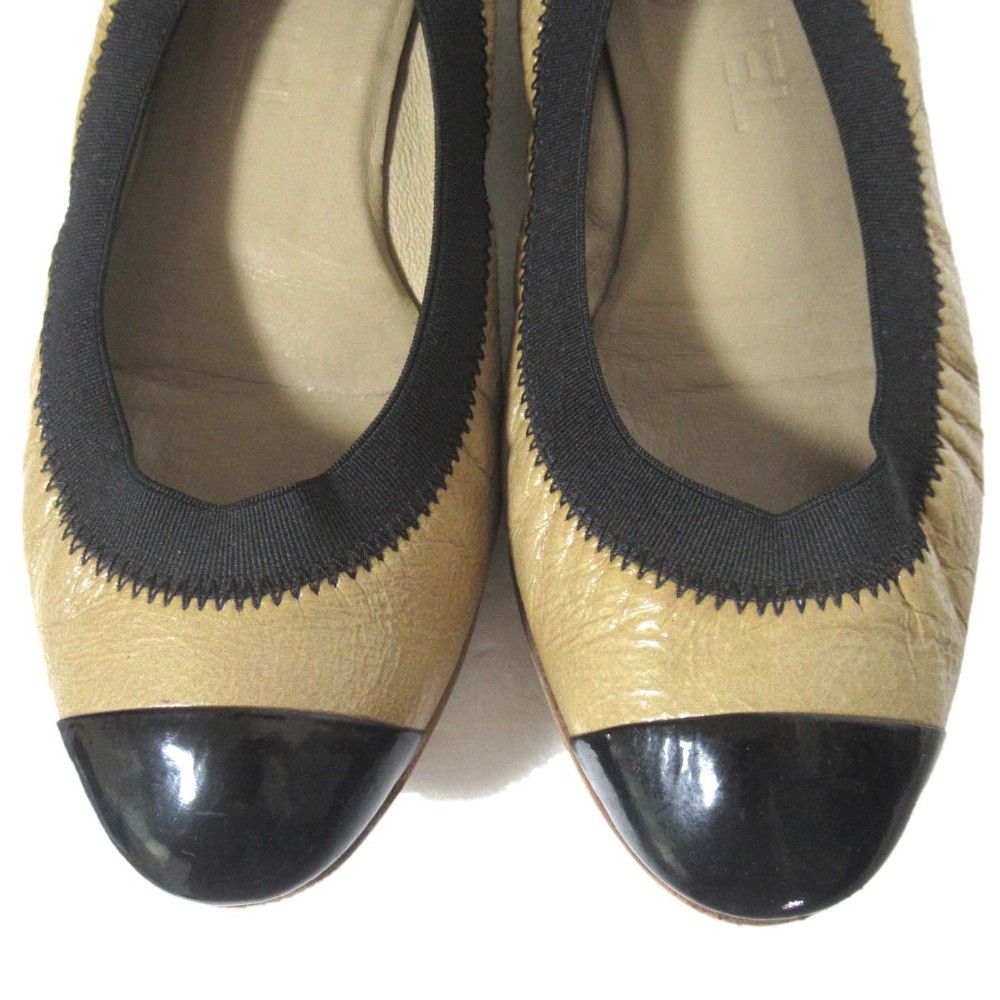 Chanel Chanel Chanel Patent Ballet Flats Leather Shoes DUTY FREE for USA Size ONE SIZE - 2 Thumbnail