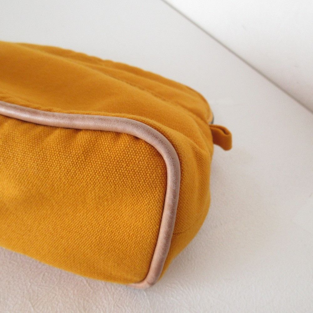Hermes Hermes Hermes Bolide MM Cotton Canvas Pouch Textile Vanity Bag DUTY FREE for USA Size ONE SIZE - 6 Thumbnail