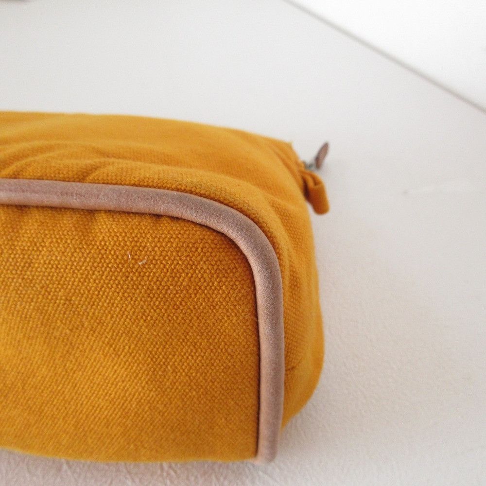 Hermes Hermes Hermes Bolide MM Cotton Canvas Pouch Textile Vanity Bag DUTY FREE for USA Size ONE SIZE - 8 Thumbnail