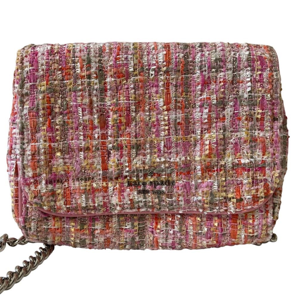 Kate Spade Kate Spade kate spade new york tweed shoulder bag Textile Shoulder Bag DUTY FREE for USA Size ONE SIZE - 2 Thumbnail