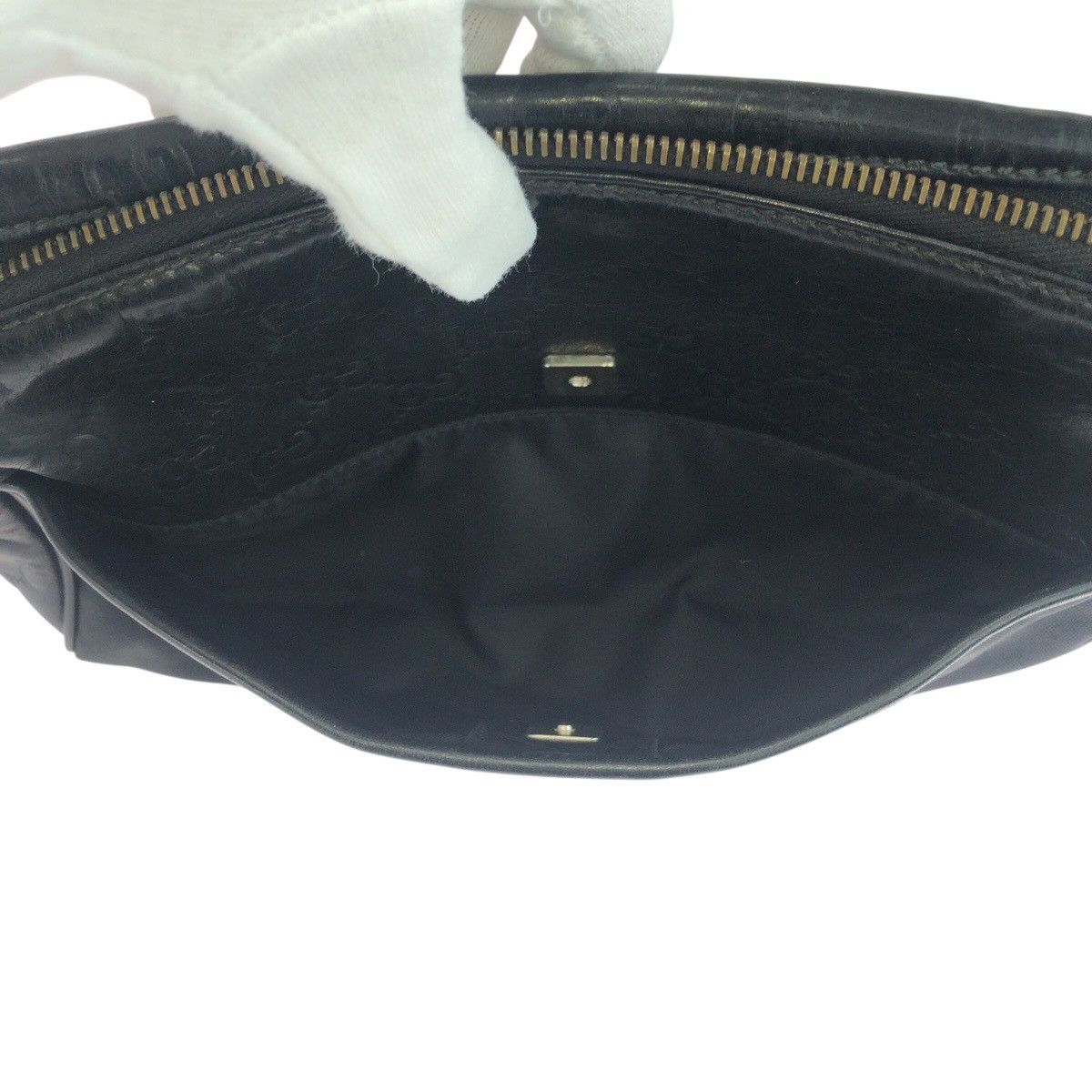 Gucci Gucci Gucci Guccissima Leather Canvas Clutch Bag Leather Clutch Bag 162792 DUTY FREE for USA Size ONE SIZE - 8 Thumbnail