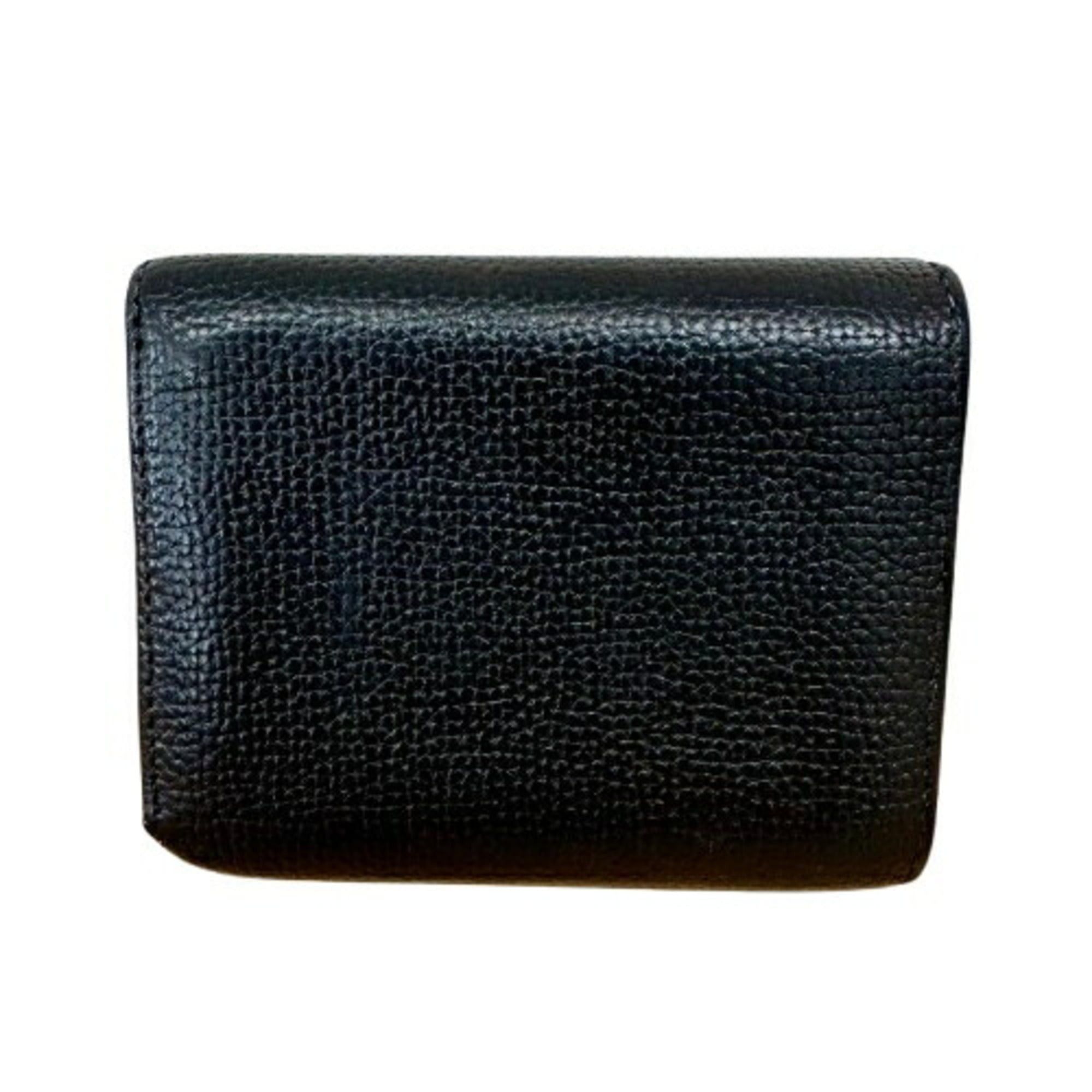 Loewe LOEWE Anagram Trifold Compact Wallet, Black, Women's Size ONE SIZE - 2 Thumbnail