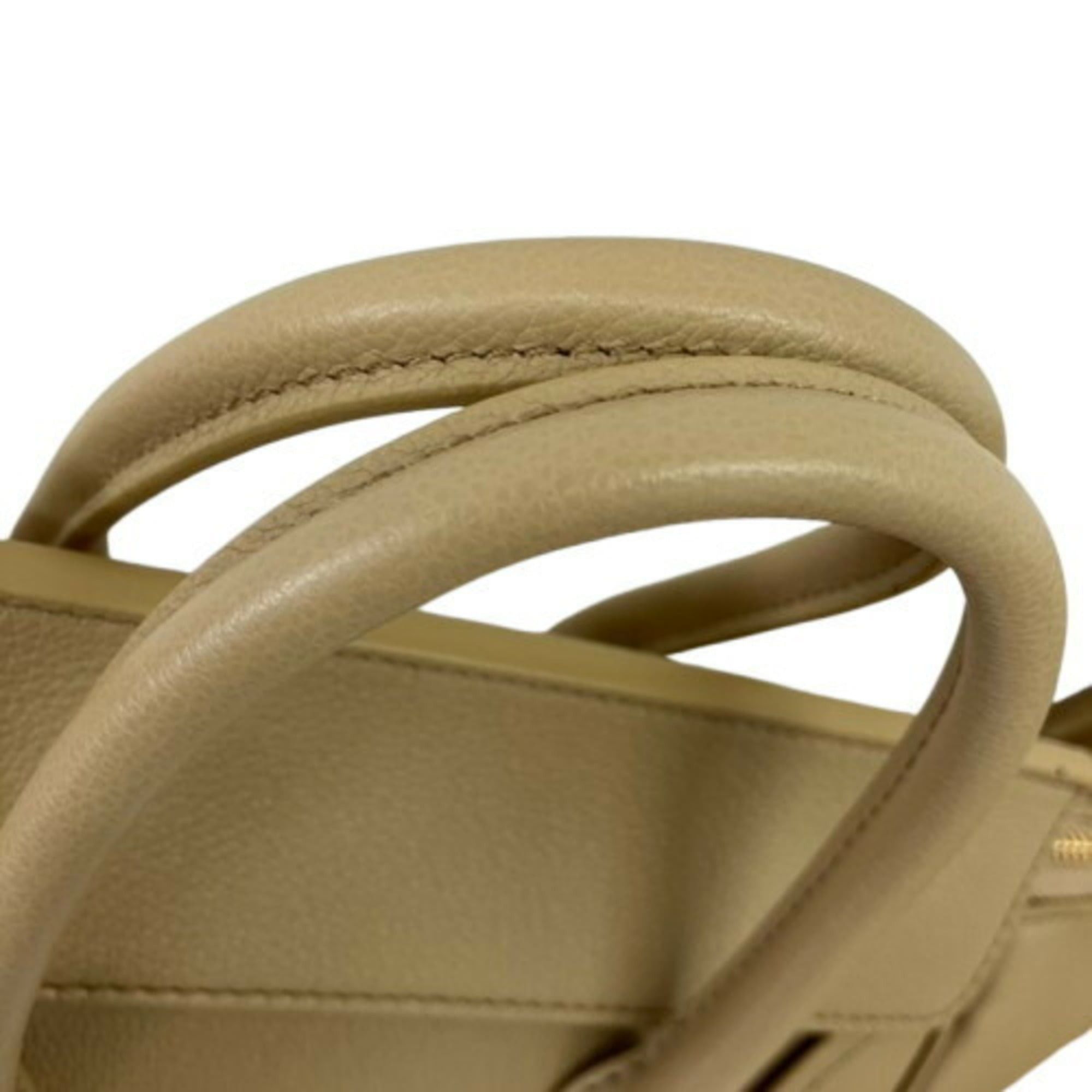Celine CELINE Small New Luggage Shoulder Bag, Beige Size ONE SIZE - 7 Thumbnail