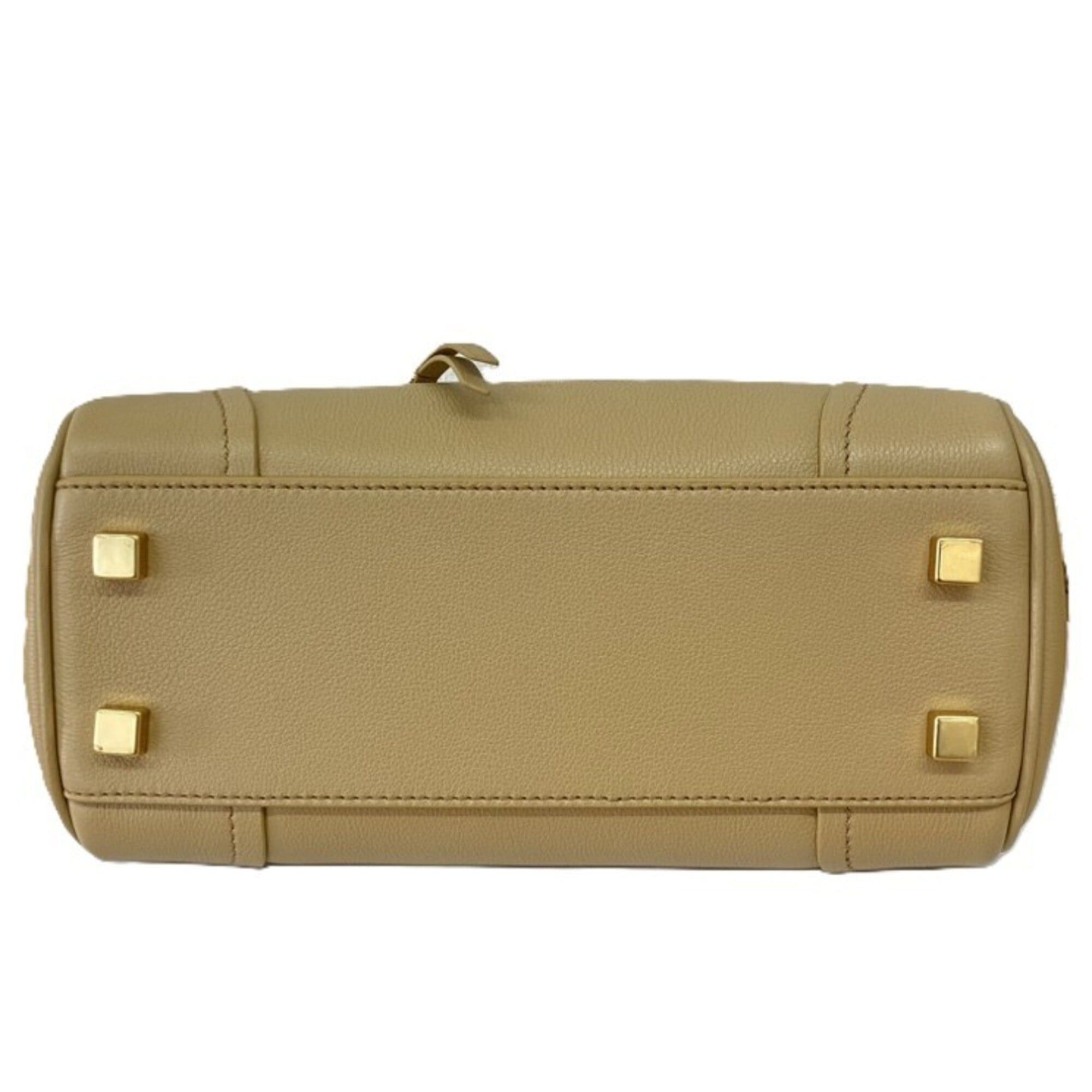 Celine CELINE Small New Luggage Shoulder Bag, Beige Size ONE SIZE - 5 Thumbnail