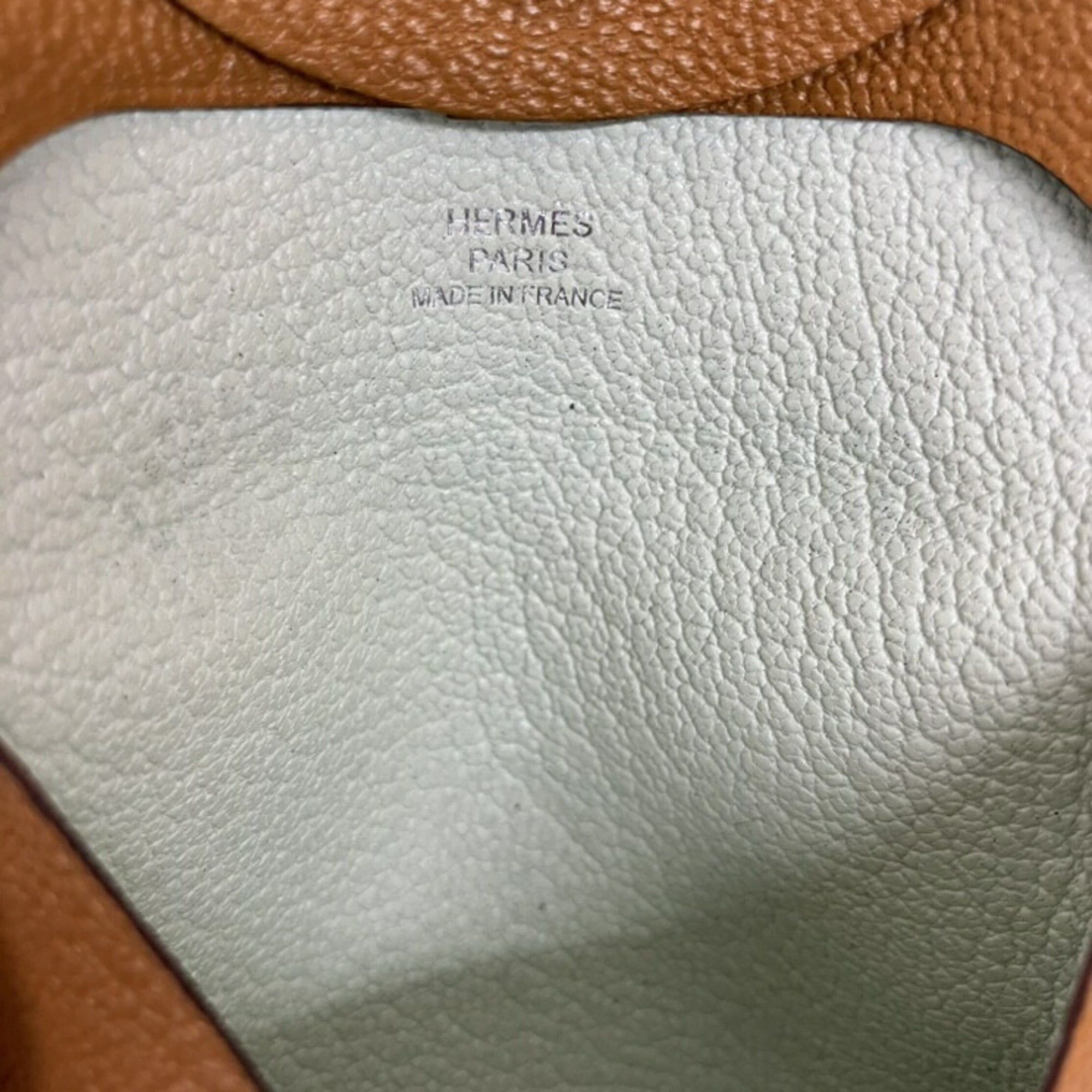 Hermes Hermes Bastia B stamp coin case, brown Size ONE SIZE - 8 Thumbnail