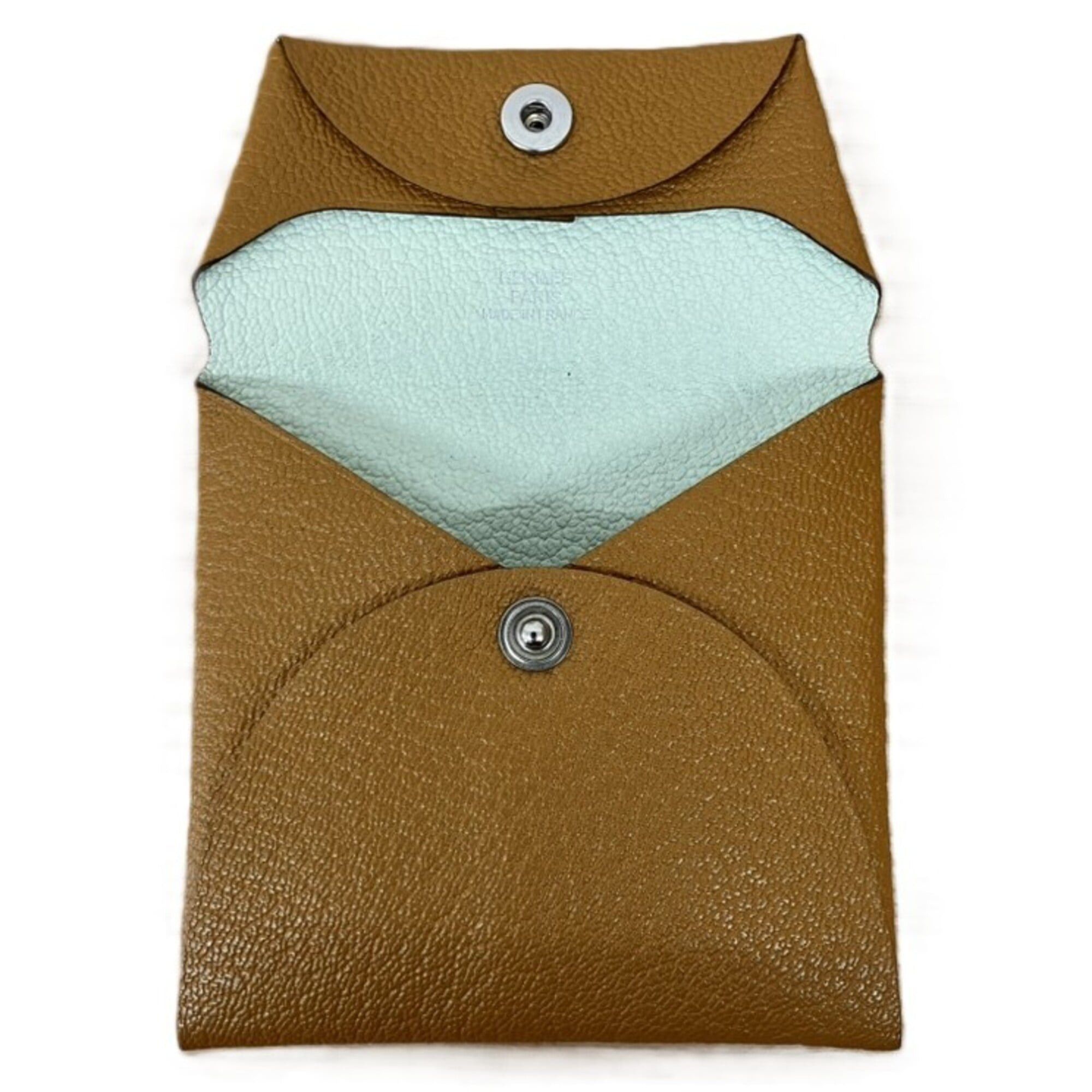 Hermes Hermes Bastia B stamp coin case, brown Size ONE SIZE - 3 Thumbnail