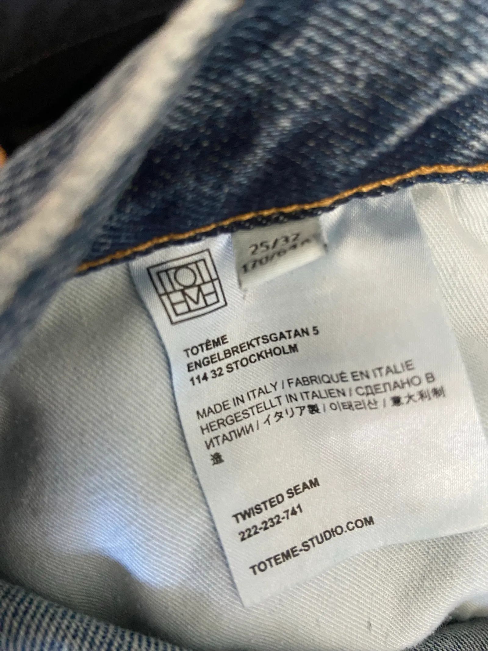 Toteme Toteme twisted seam Jeans Size 25" / US 0 / IT 36 - 2 Thumbnail