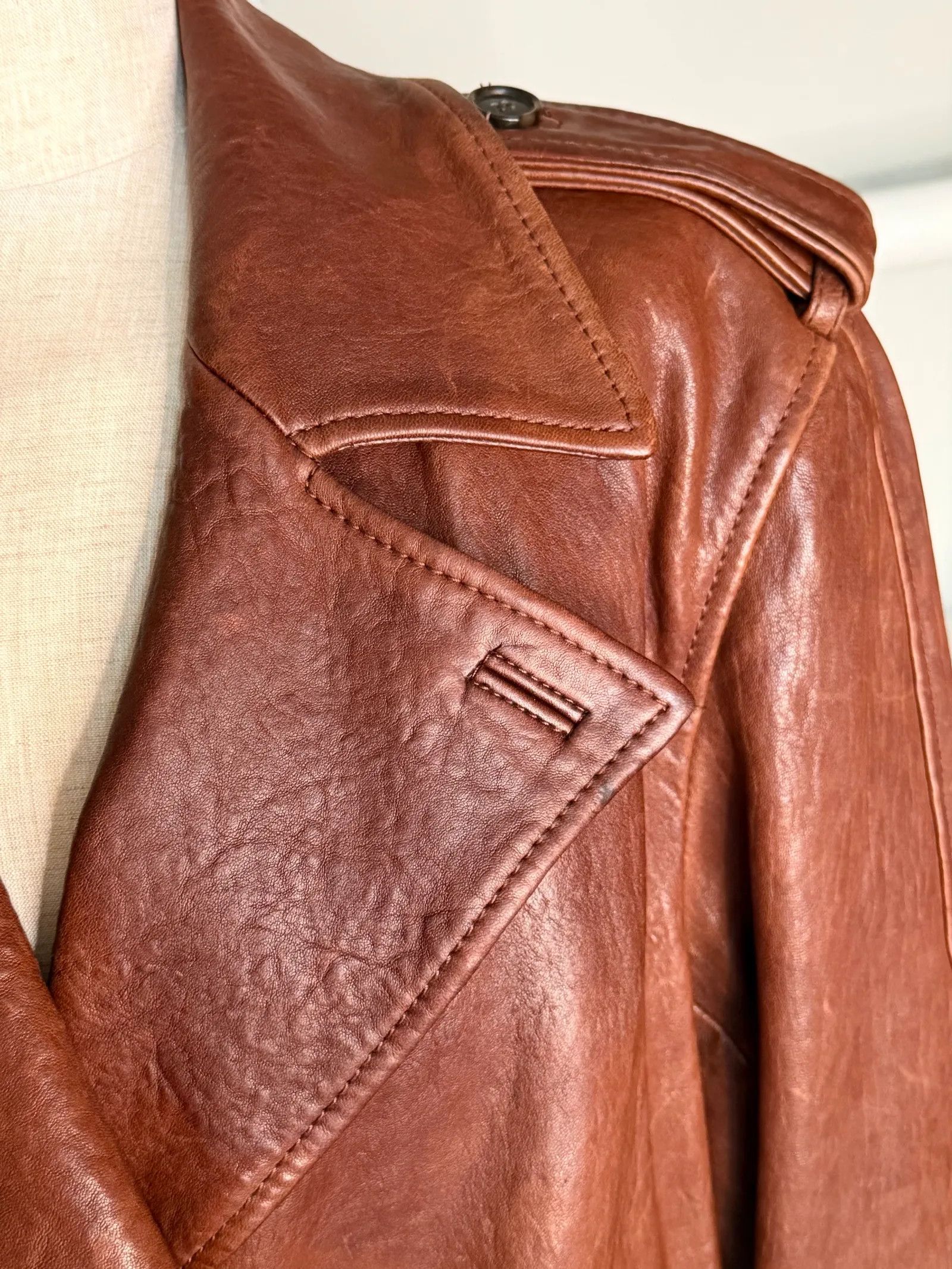 Cole Haan Cole Haan Leather Jacket Size US L / EU 52-54 / 3 - 3 Thumbnail