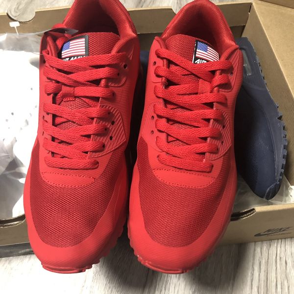 Air max 90 on sale hyperfuse independence day red