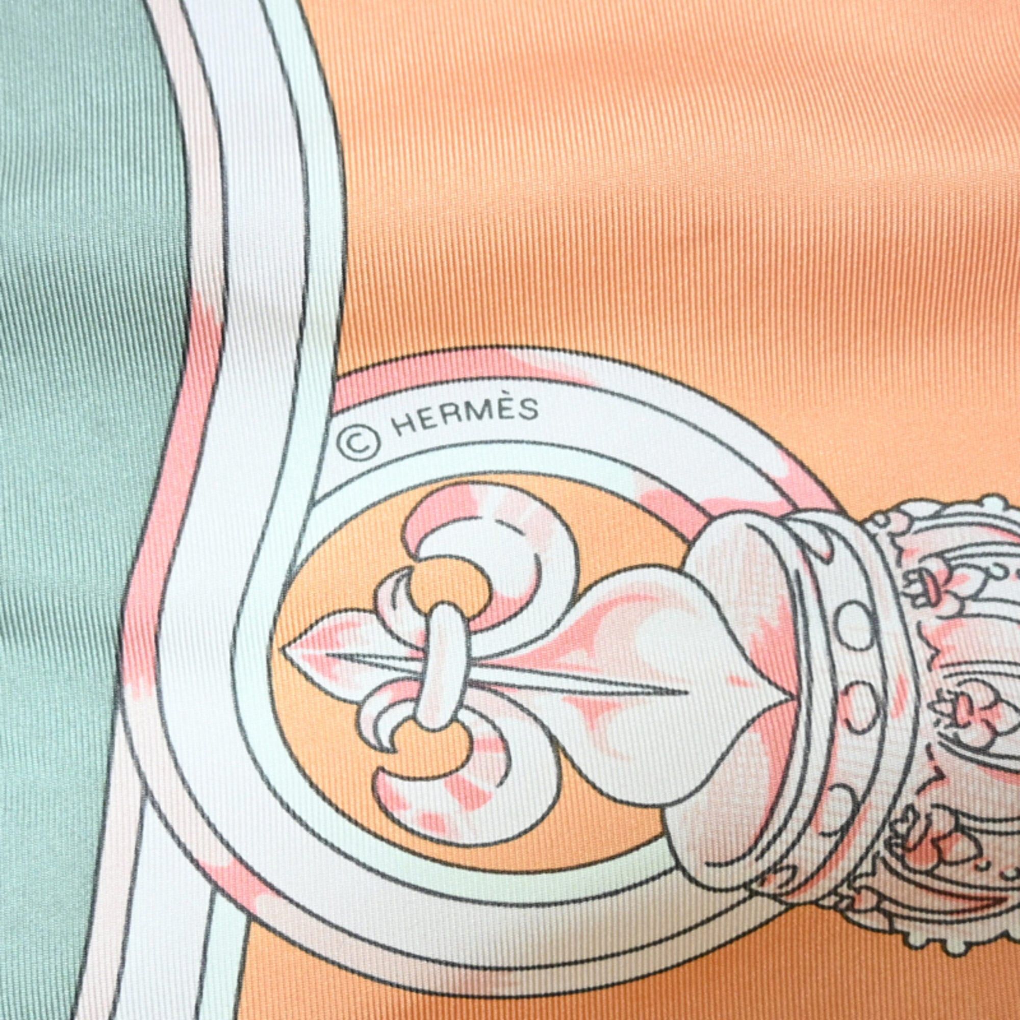 Hermes Hermes Carre Geant 140 CAVALC Women's Scarf/Muffler, Silk, Multicolor Size ONE SIZE - 7 Thumbnail