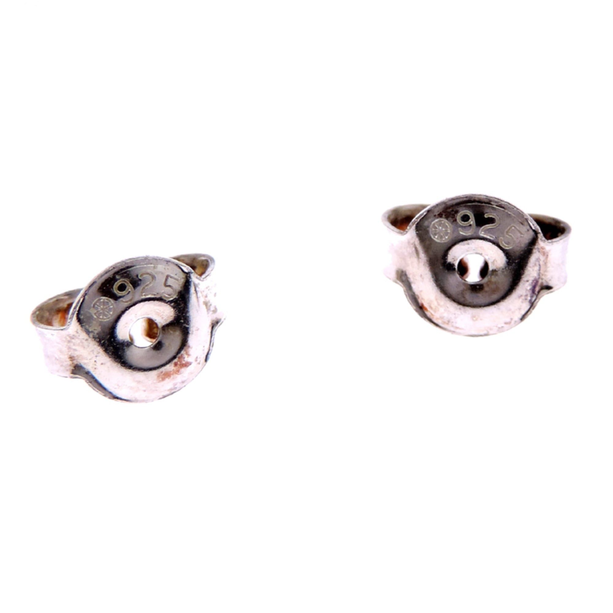 Chanel Chanel Clover No. 5 Women's Earrings, Sterling Silver 925 Size ONE SIZE - 6 Thumbnail
