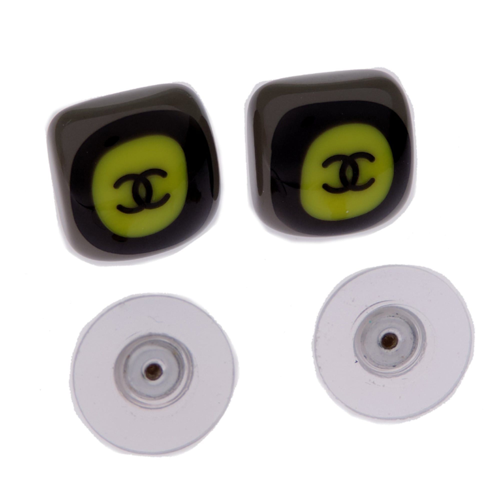 Chanel Chanel Square Coco Mark Women's Earrings GP Size ONE SIZE - 5 Thumbnail