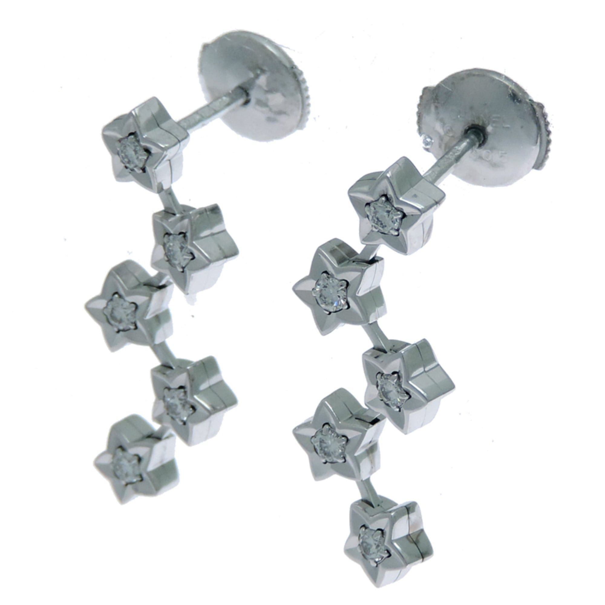 Chanel Chanel Comet Collection Diamond Earrings for Women, 750 White Gold Size ONE SIZE - 2 Thumbnail