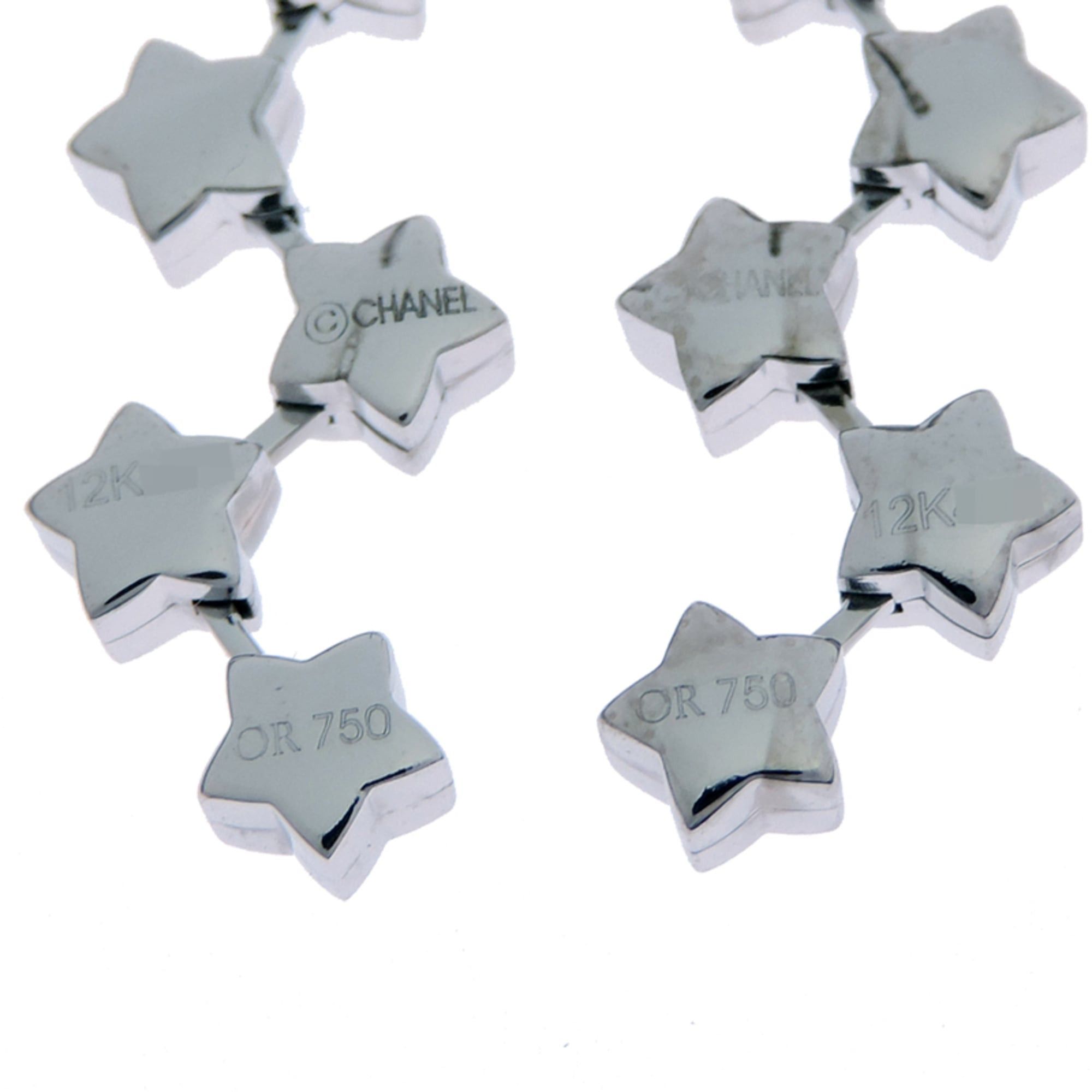 Chanel Chanel Comet Collection Diamond Earrings for Women, 750 White Gold Size ONE SIZE - 5 Thumbnail