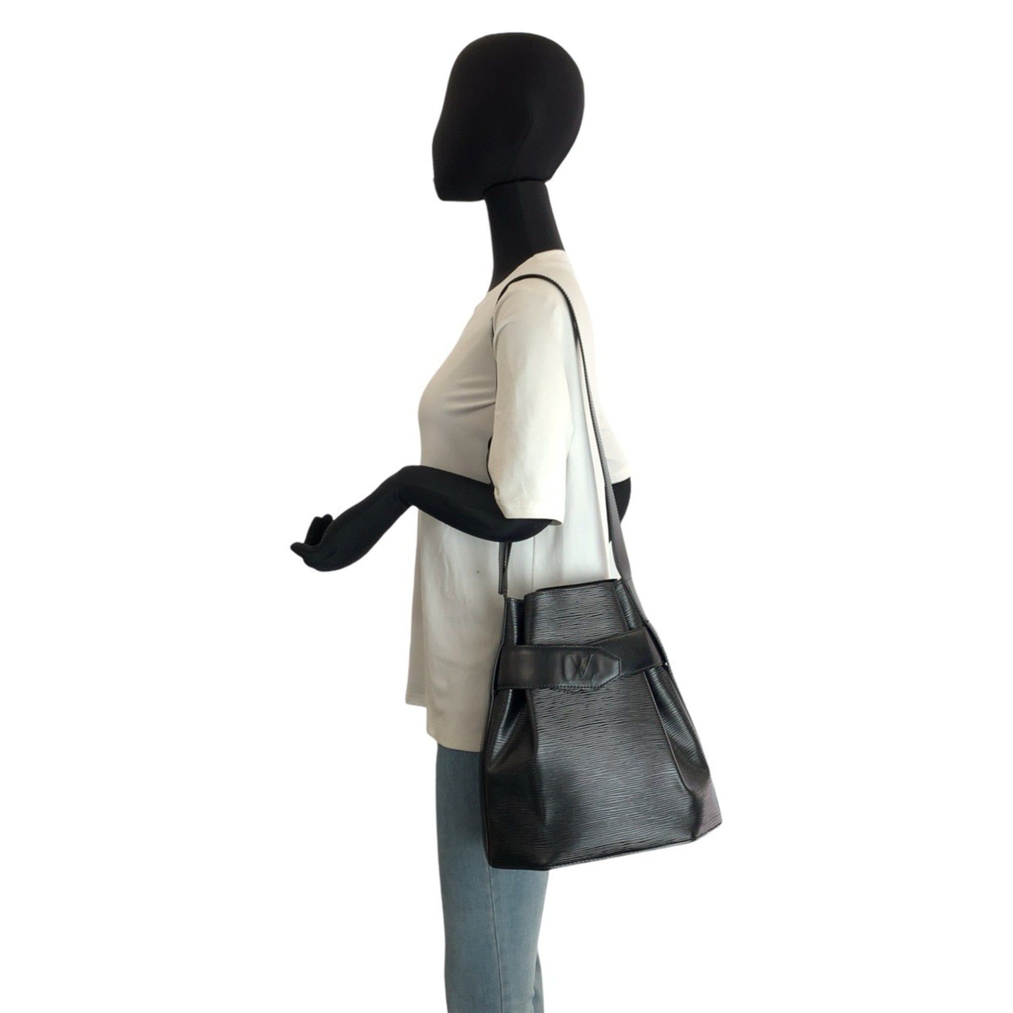 Louis Vuitton Louis Vuitton Epi Sac Depaule PM Black Leather Shoulder Bag M80157 Women's Size ONE SIZE - 7 Thumbnail