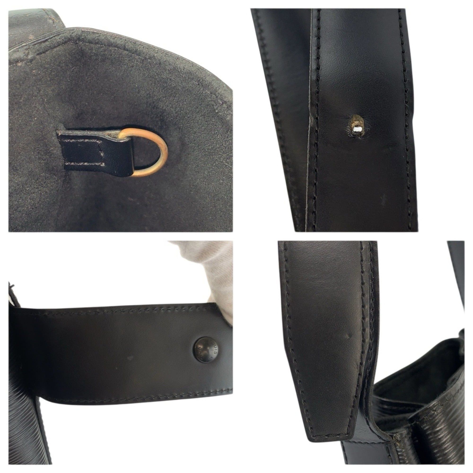 Louis Vuitton Louis Vuitton Epi Sac Depaule PM Black Leather Shoulder Bag M80157 Women's Size ONE SIZE - 5 Thumbnail