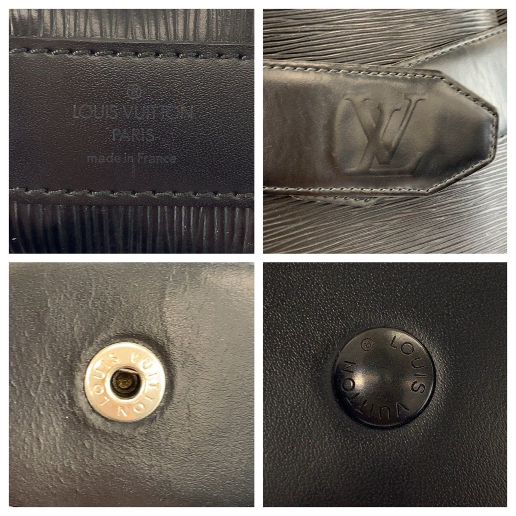 Louis Vuitton Louis Vuitton Epi Sac Depaule PM Black Leather Shoulder Bag M80157 Women's Size ONE SIZE - 3 Thumbnail