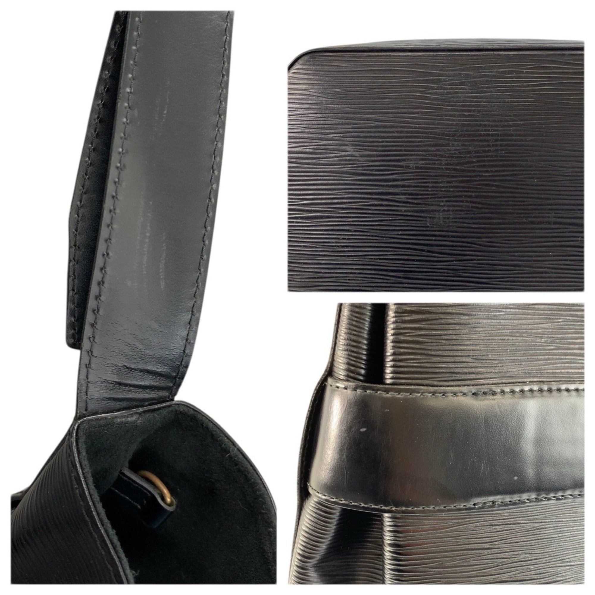 Louis Vuitton Louis Vuitton Epi Sac Depaule PM Black Leather Shoulder Bag M80157 Women's Size ONE SIZE - 6 Thumbnail