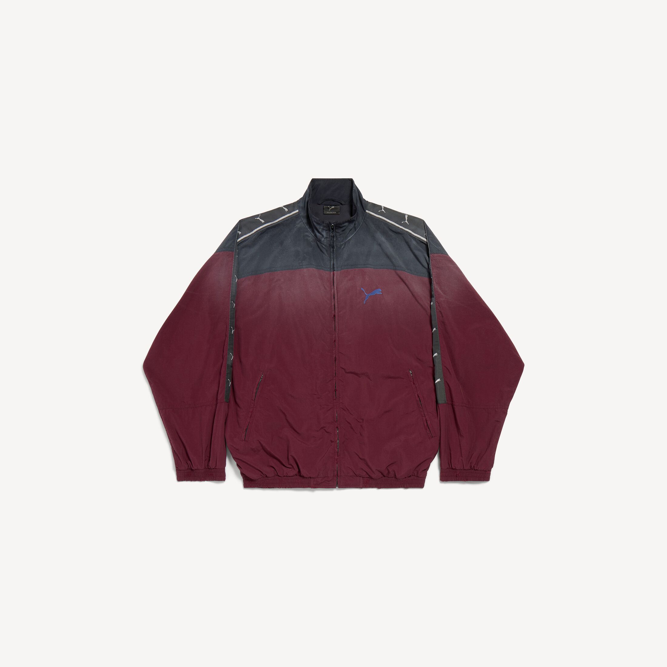 Balenciaga × Puma PUMA TRACKSUIT JACKET IN BURGUNDY Size US M / EU 48-50 / 2 - 2 Thumbnail