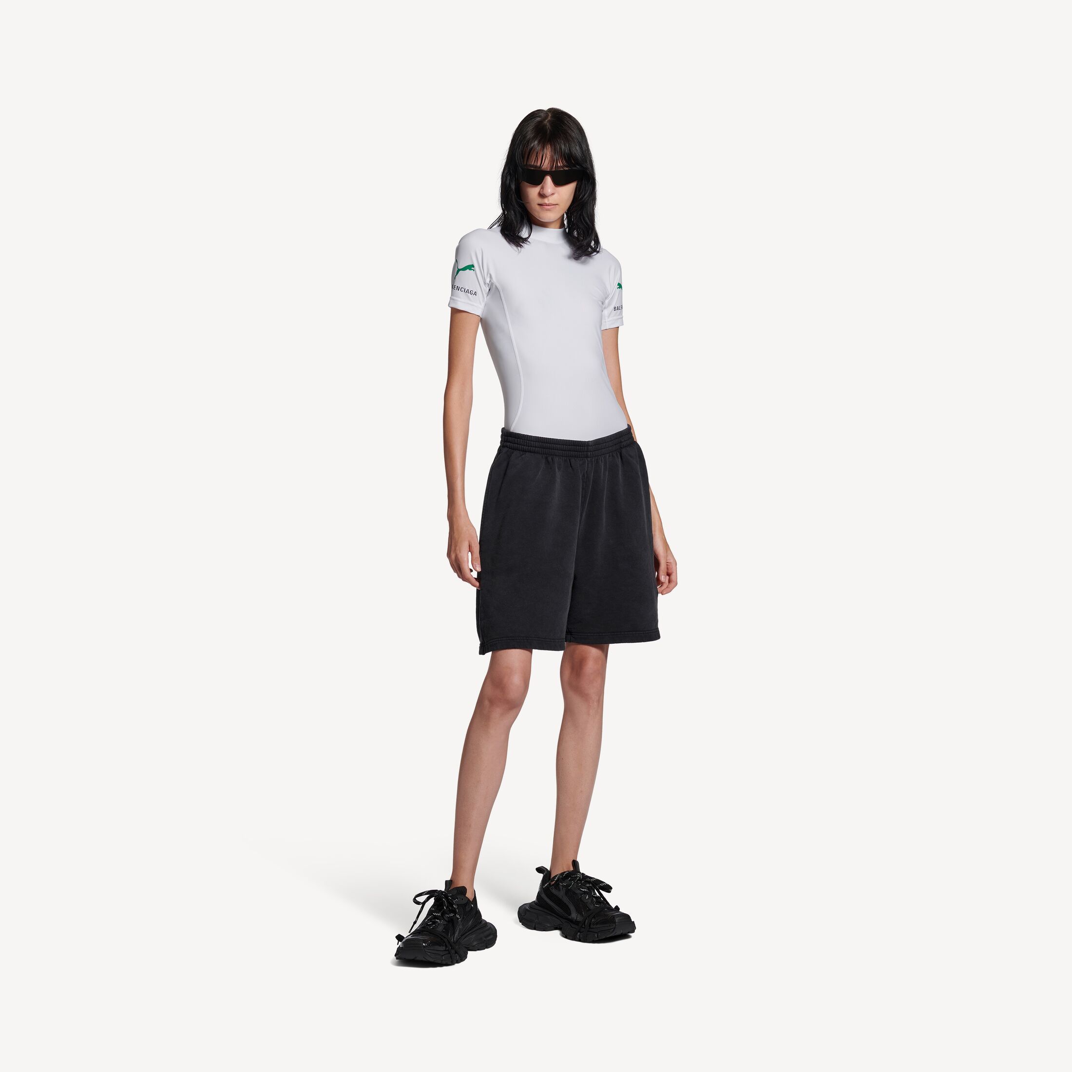 Balenciaga × Puma PUMA FITTED T-SHIRT IN WHITE Size US XL / EU 56 / 4 - 2 Thumbnail