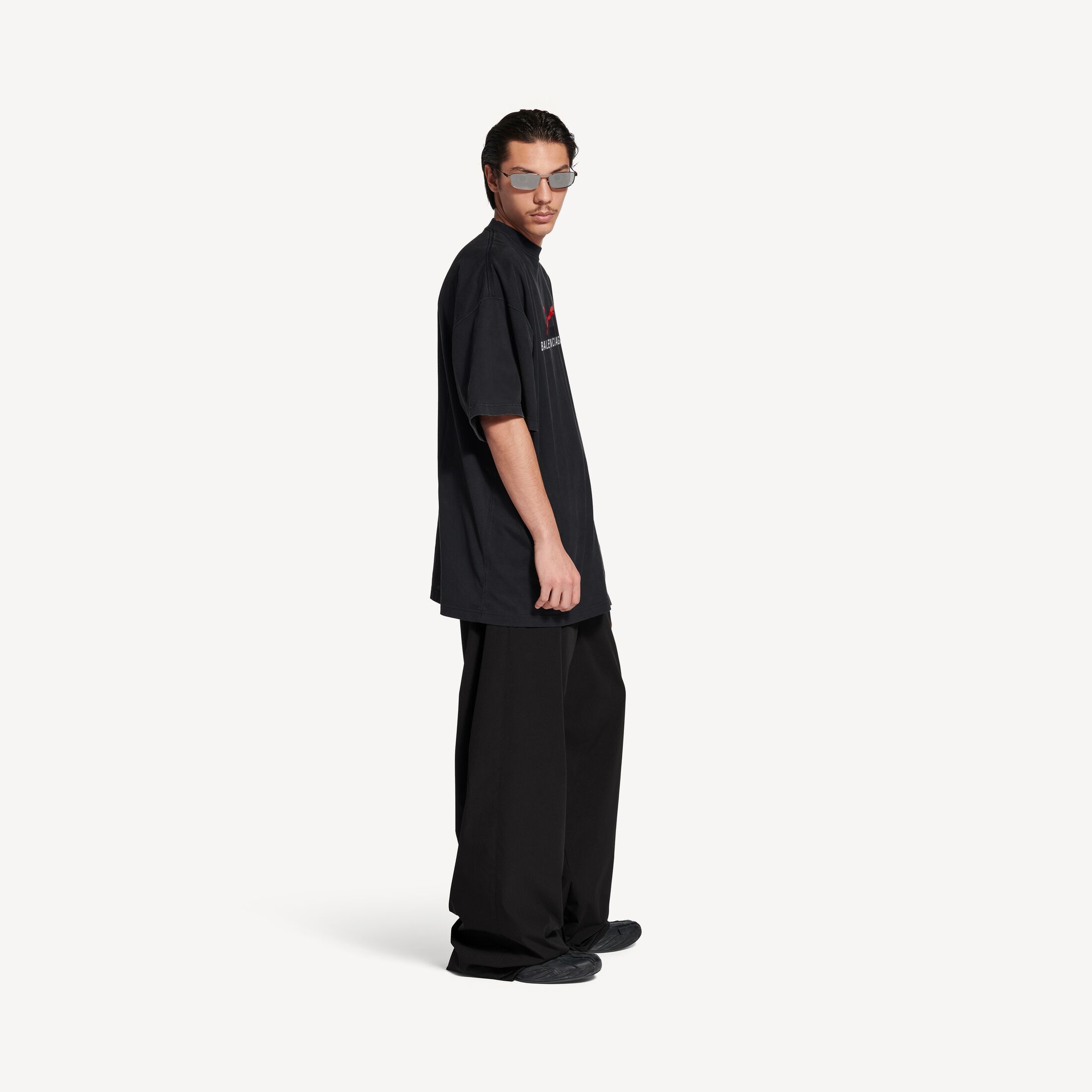 Balenciaga × Puma PUMA OVERSIZED T-SHIRT IN BLACK FADED Size US M / EU 48-50 / 2 - 3 Thumbnail