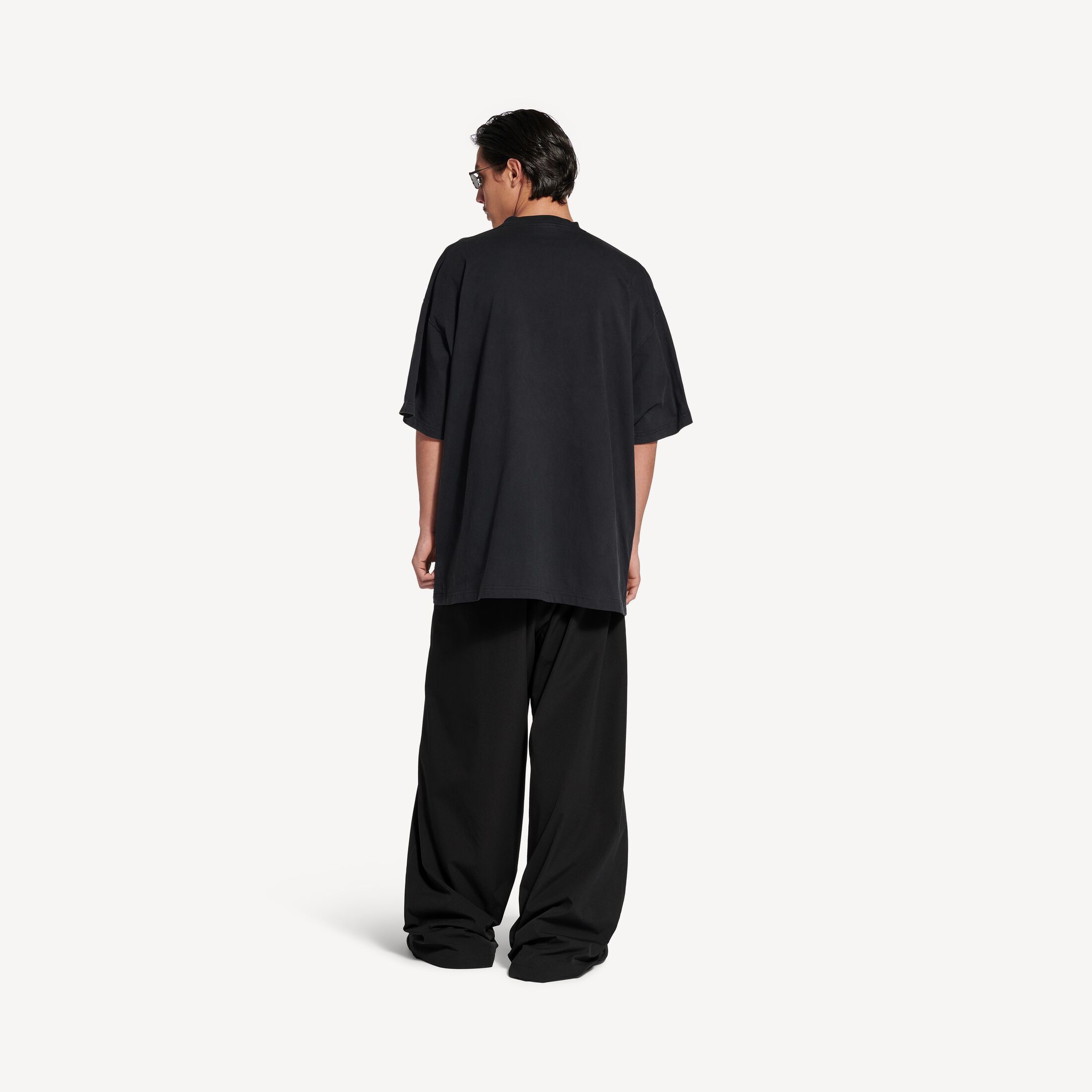 Balenciaga × Puma PUMA OVERSIZED T-SHIRT IN BLACK FADED Size US XL / EU 56 / 4 - 4 Thumbnail