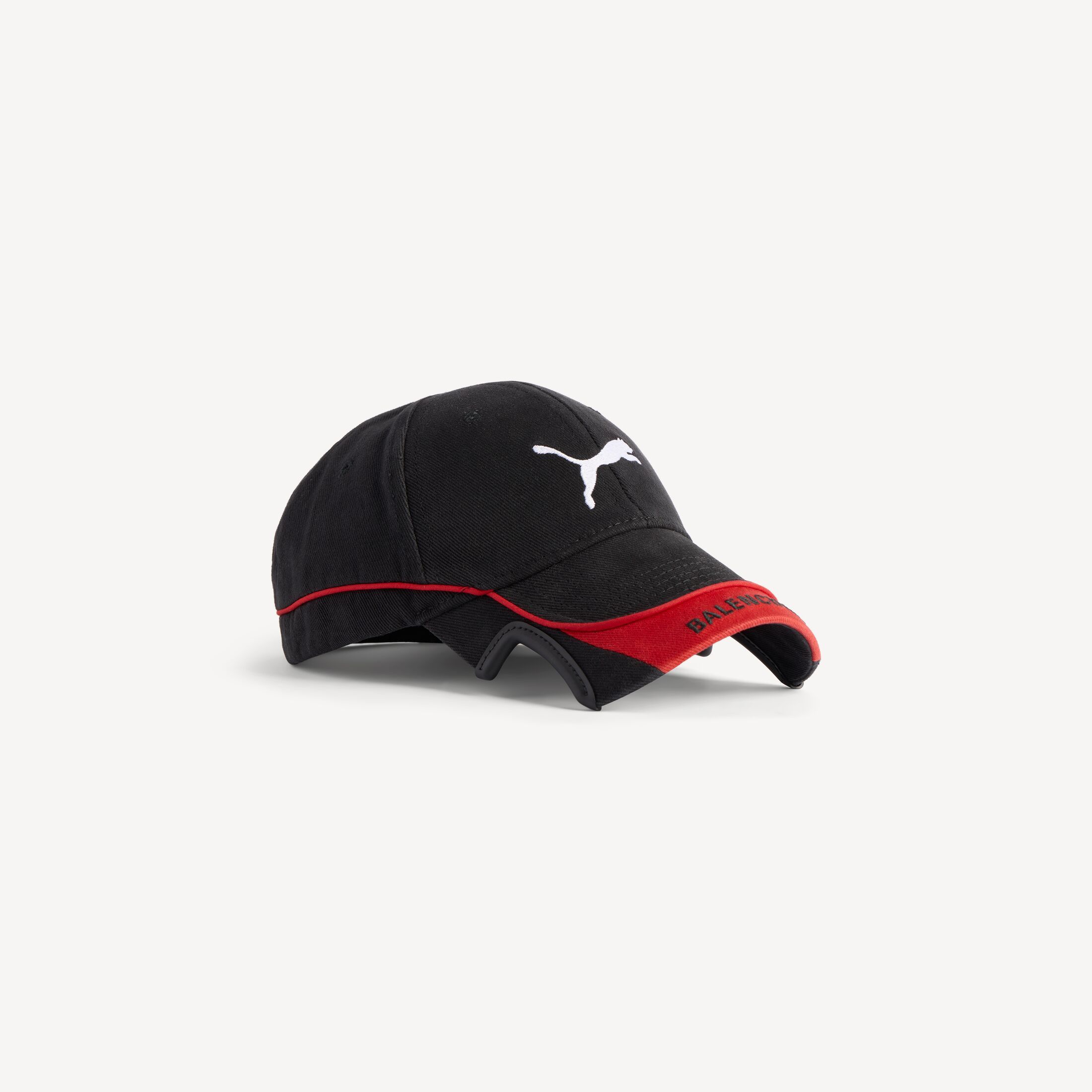 Balenciaga × Puma PUMA CAP IN BLACK/RED Size ONE SIZE - 3 Thumbnail