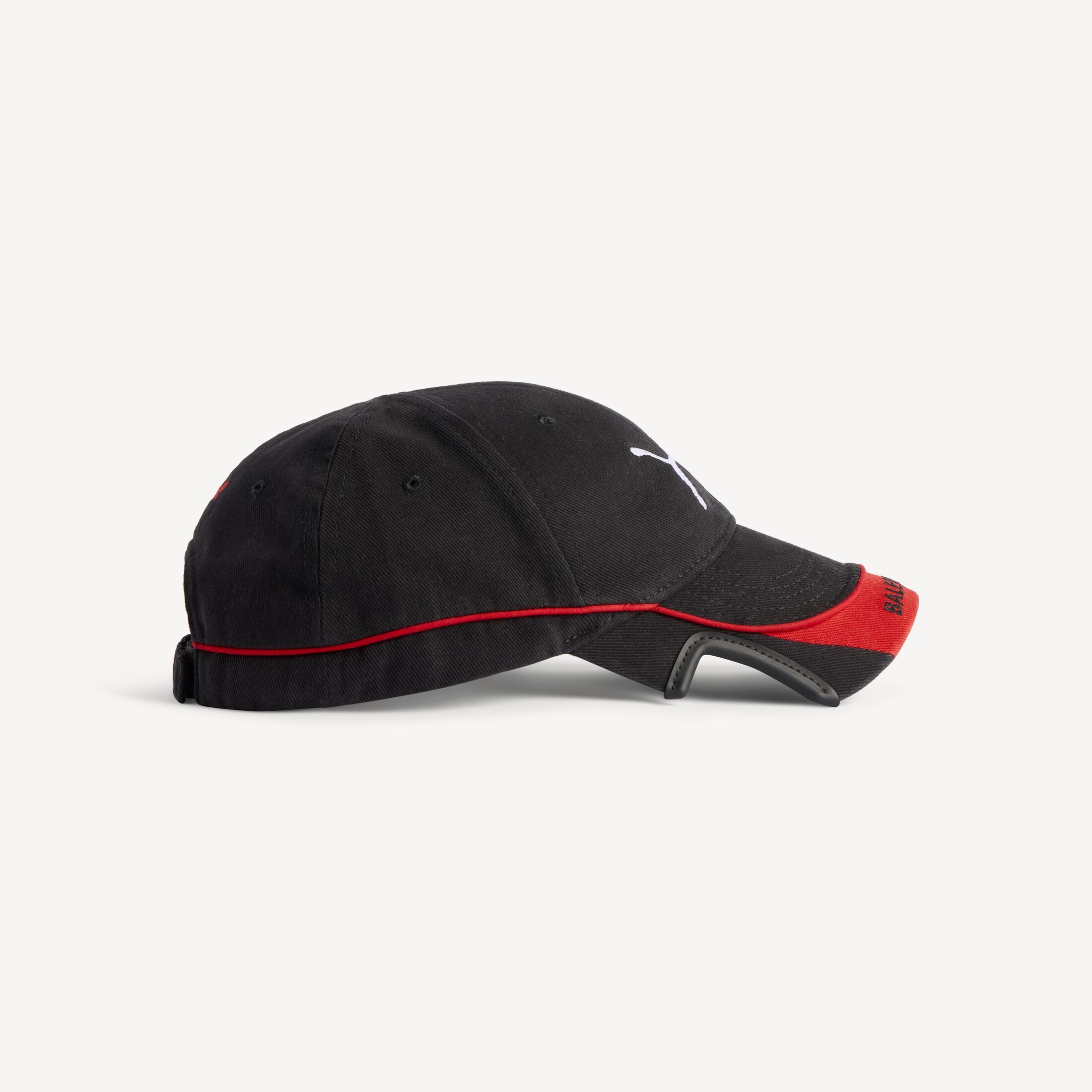 Balenciaga × Puma PUMA CAP IN BLACK/RED Size ONE SIZE - 5 Thumbnail
