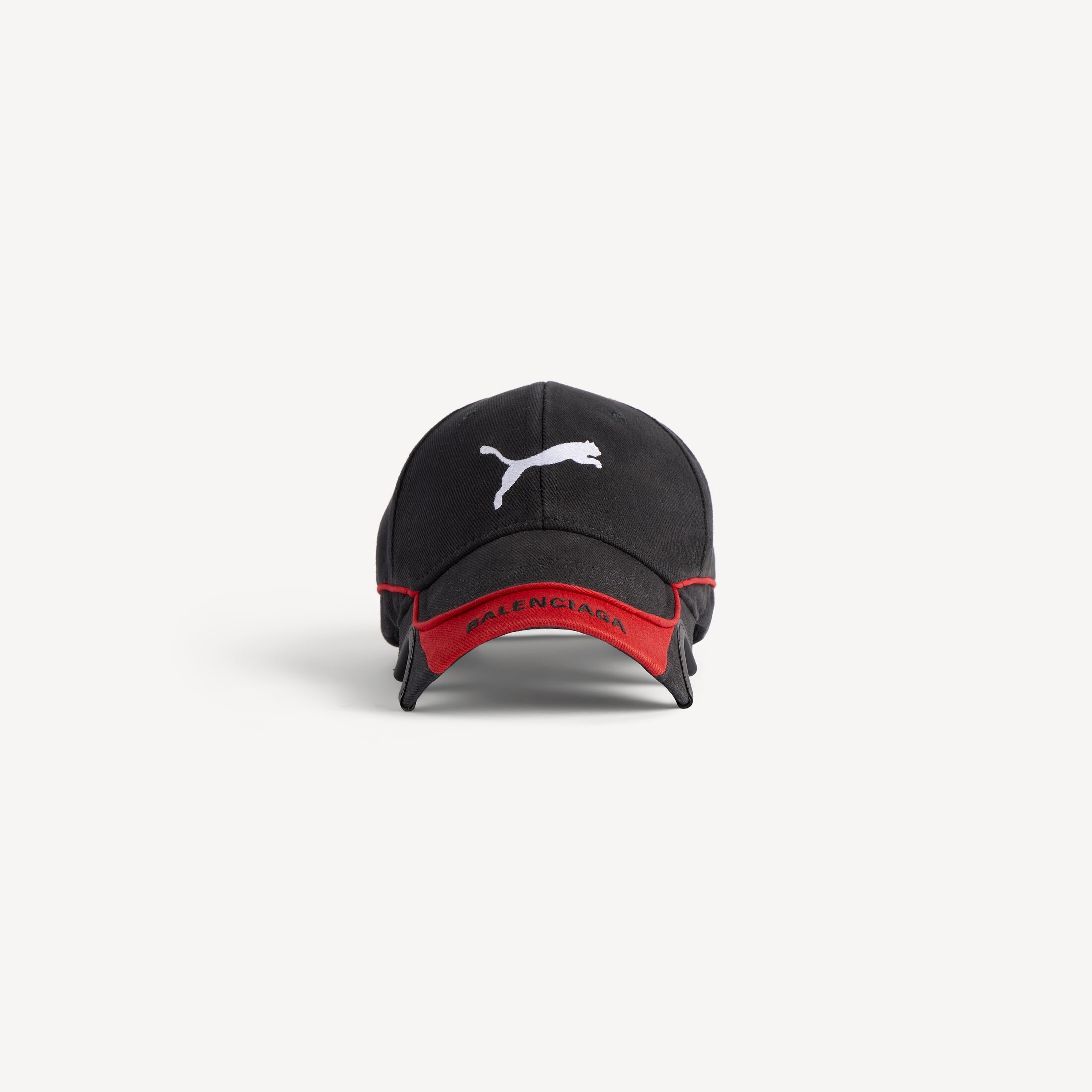 Balenciaga × Puma PUMA CAP IN BLACK/RED Size ONE SIZE - 2 Thumbnail
