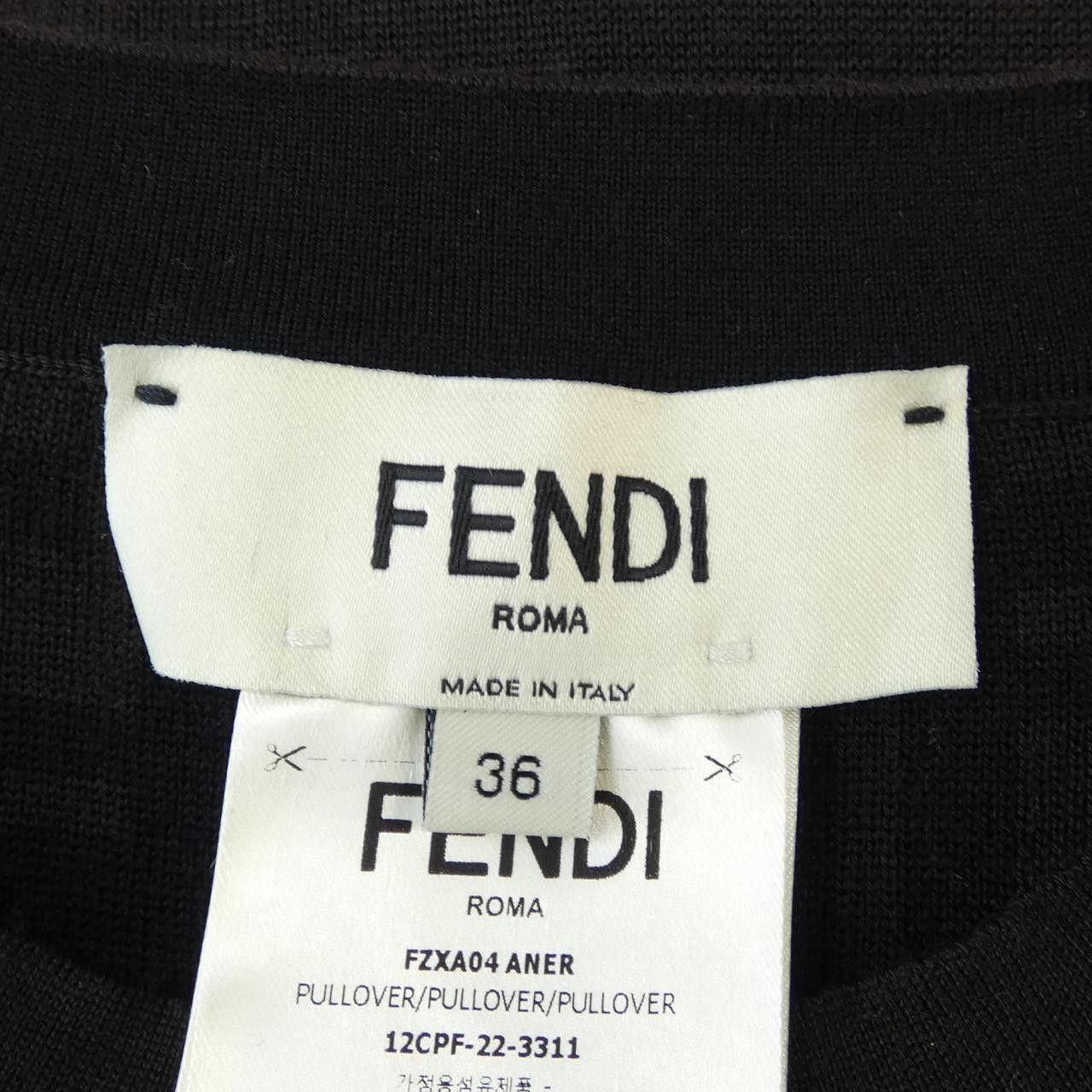Fendi Fendi Fendi Knitwear Textile Tops FZXA04 ANER DUTY FREE for USA Size ONE SIZE - 5 Thumbnail