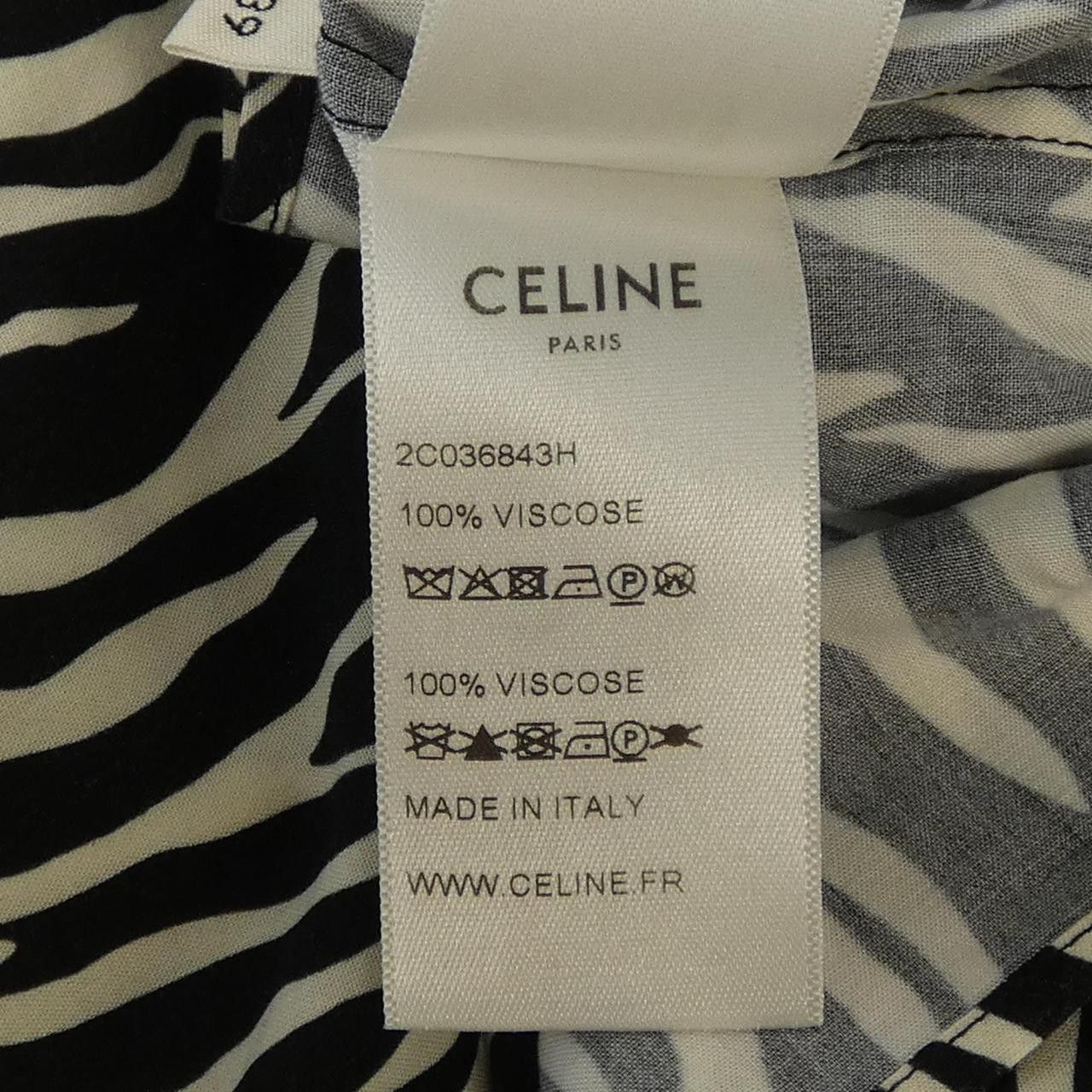 Celine Celine Celine Short Sleeve Shirt Textile Tops 2C036843H DUTY FREE for USA Size ONE SIZE - 3 Thumbnail