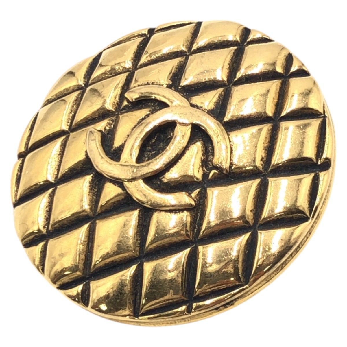Chanel Chanel Chanel Matelasse Brooch Metal Brooch DUTY FREE for USA Size ONE SIZE - 6 Thumbnail