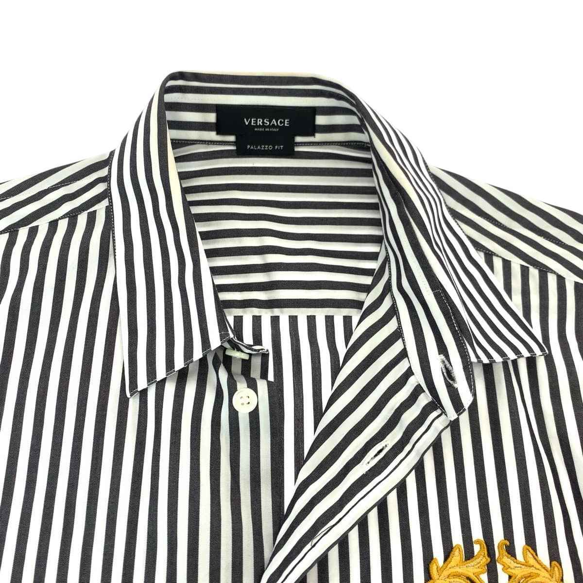 Versace Versace Versace Medusa Cotton Shirt Textile Dress Shirt A87413 DUTY FREE for USA Size ONE SIZE - 9 Thumbnail